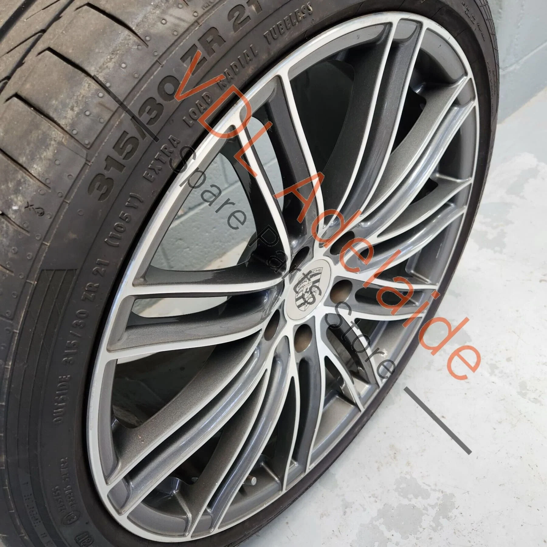 Porsche Panamera 971 Rear Alloy Wheel 21 x 11.5 ET 69 Turbo Design #02 - Image 3
