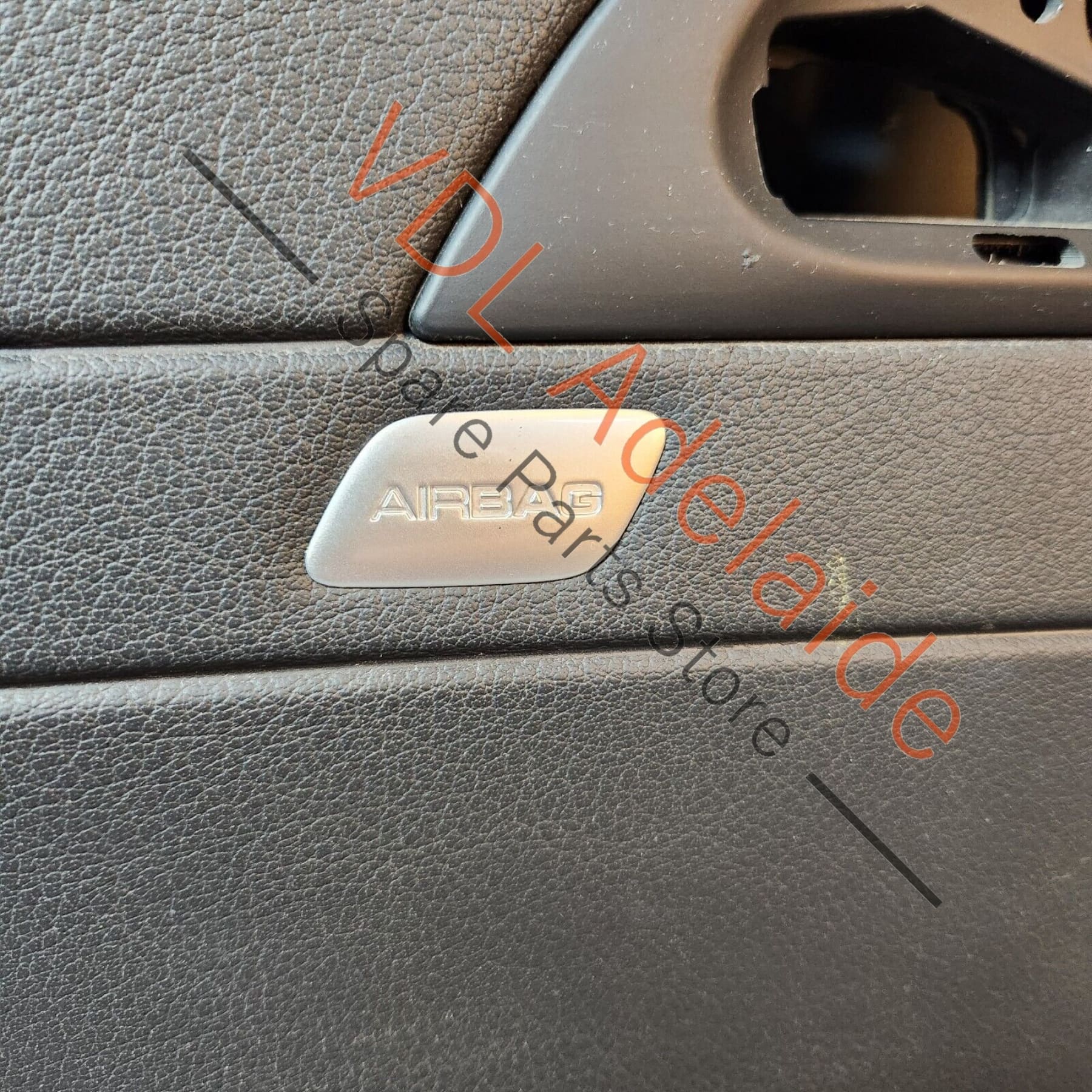 Porsche Cayman R 987 Left Side Door Panel Card Interior Trim Black Leather - Image 17