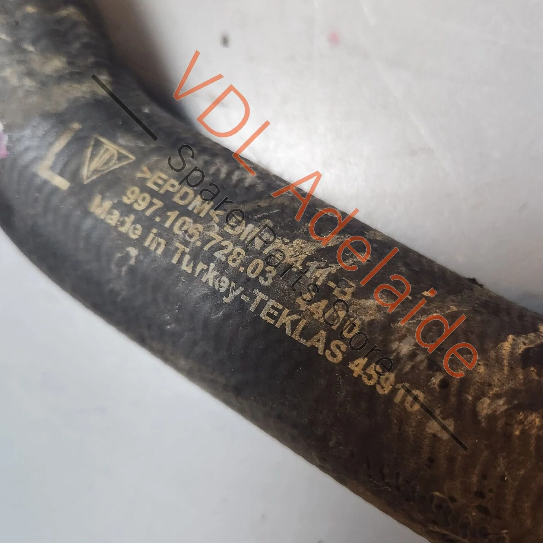 Porsche Cayman R 987 Left Coolant Return Hose Pipe 99710672803 - Image 4