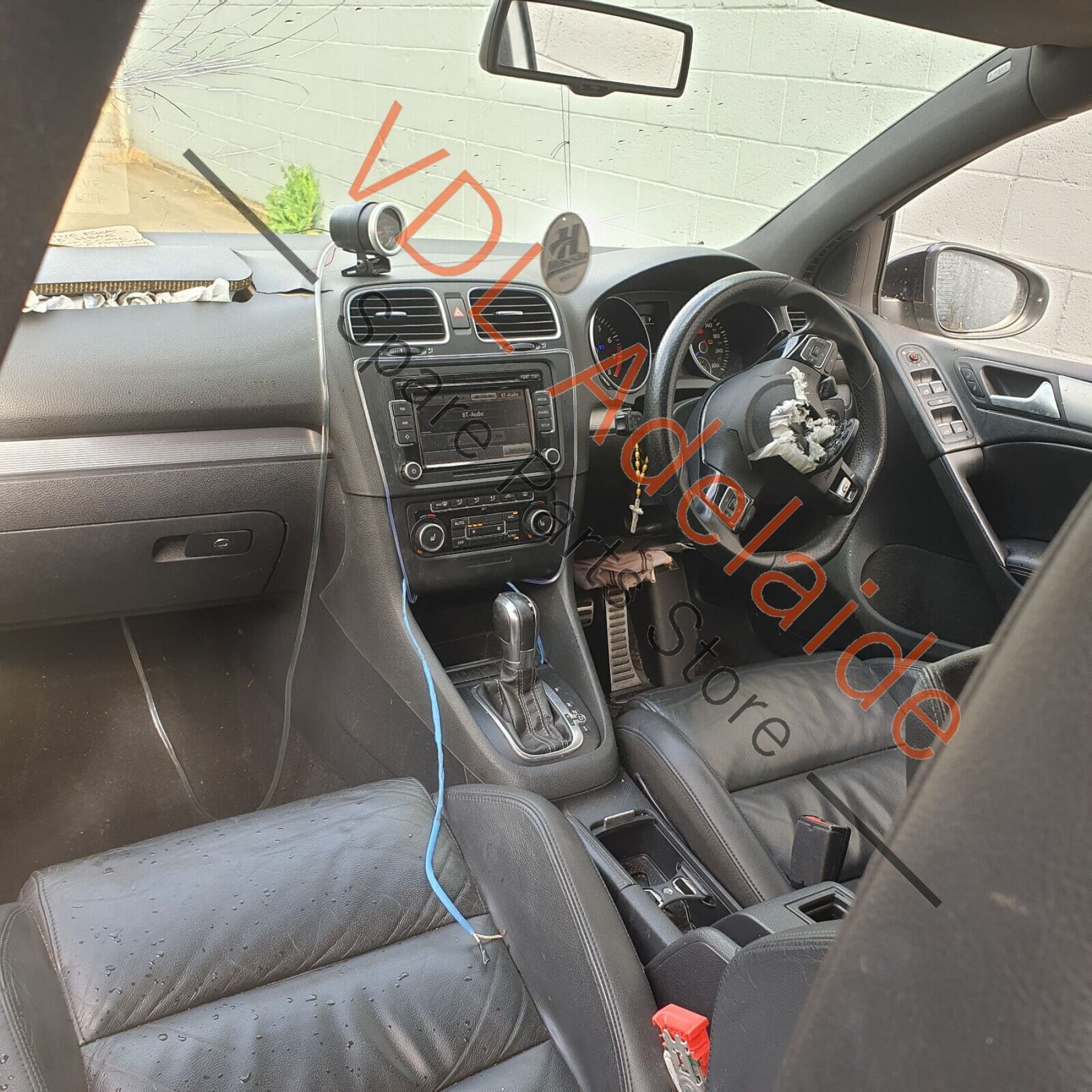 VW Golf R MK6 Left Drivers Side Dash Dashboard Inlay Trim Strip RHD 5K2858417C - Image 6