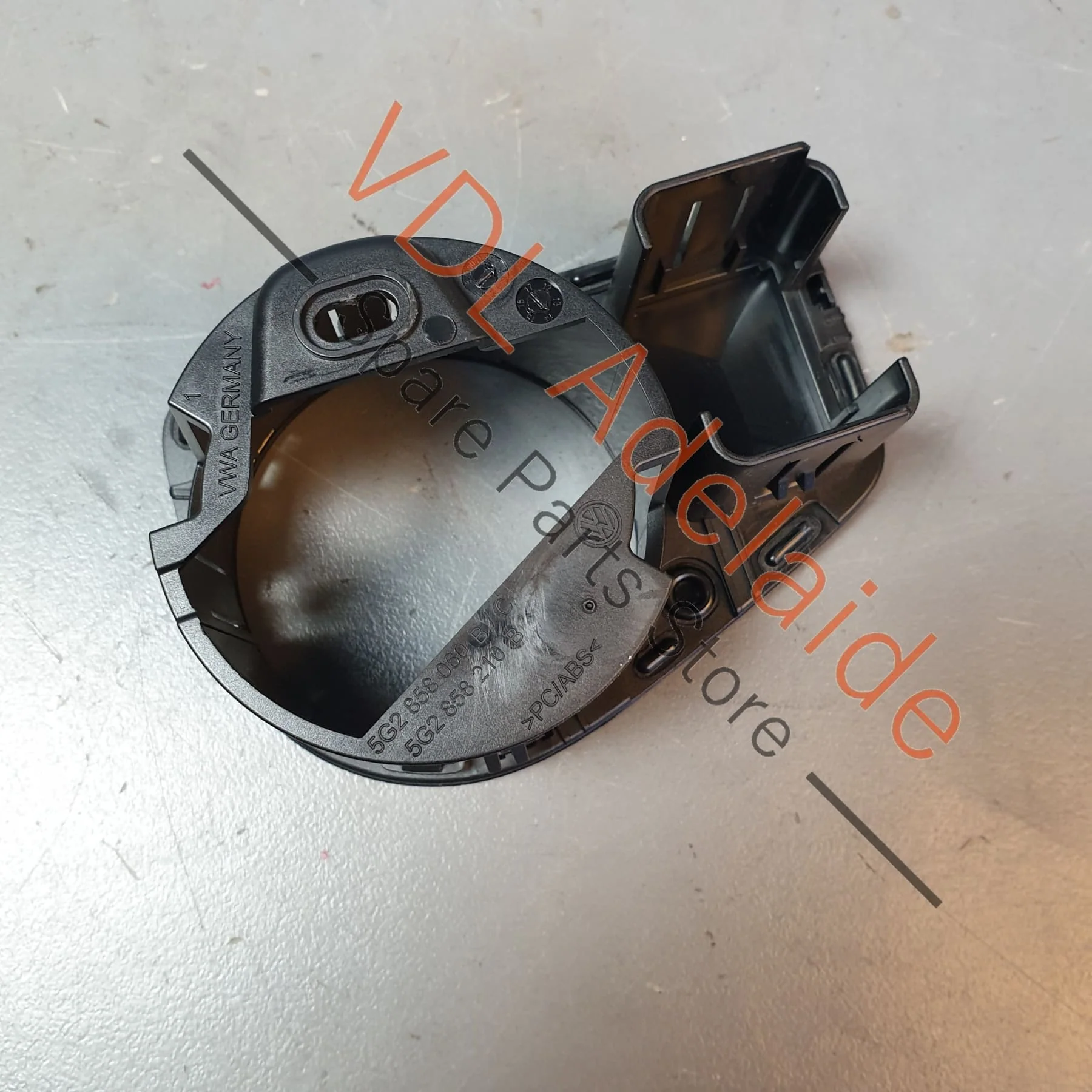 VW Golf R Mk7 Headlight Light Switch Retaining Frame Trim Black Gloss RHD 5G2858060C - Image 5