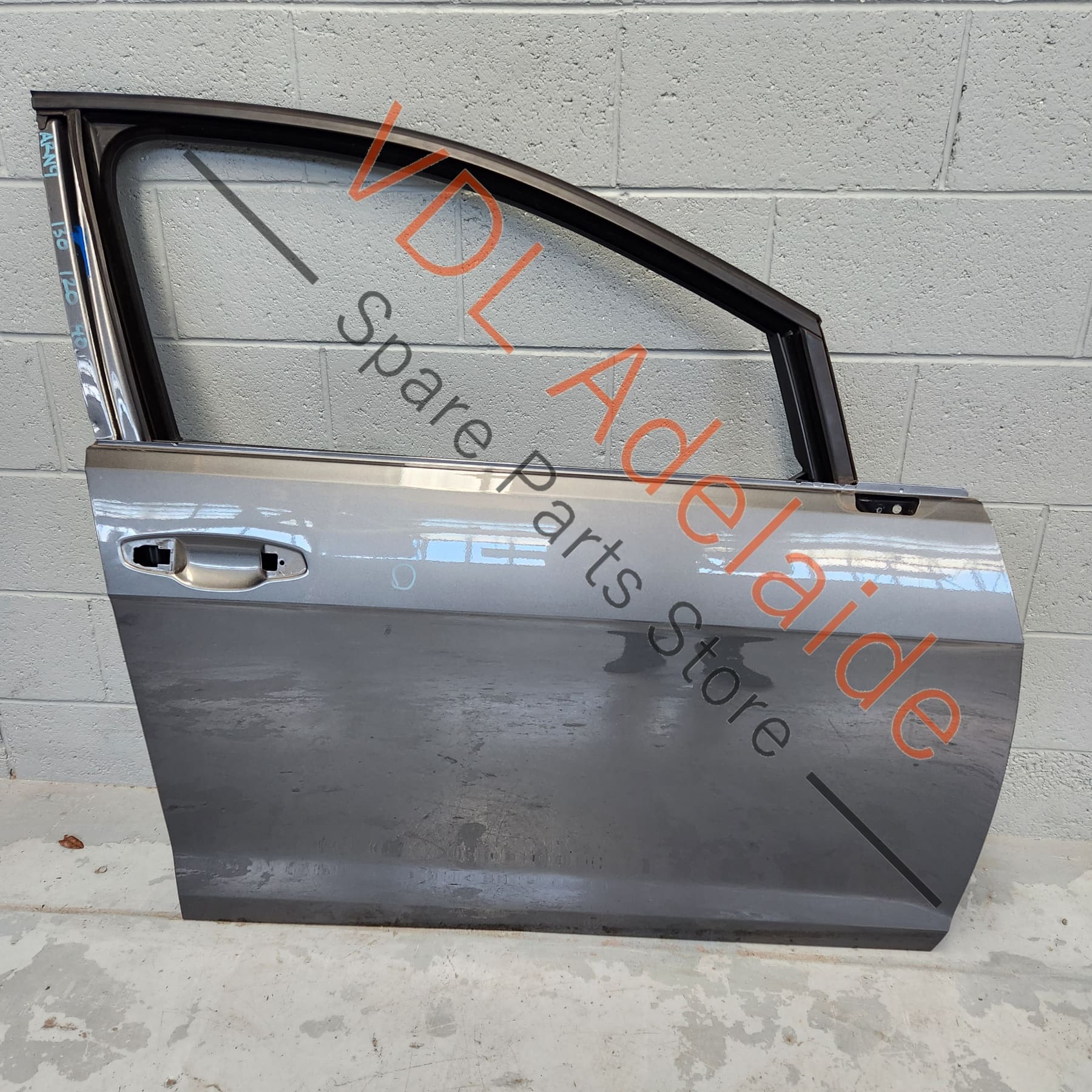 VW Golf MK7 7.5 Front Right Door Shell Panel Indium Grey LR7H