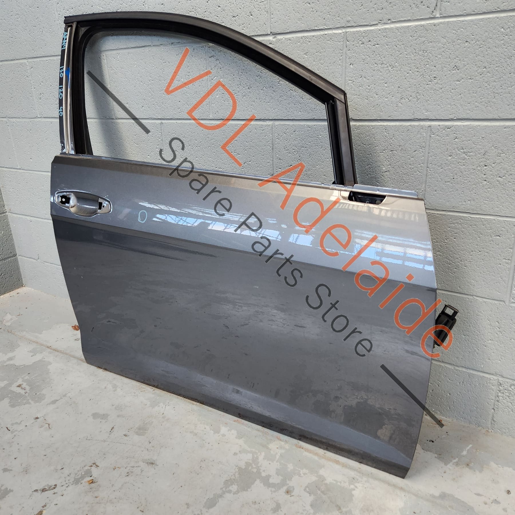 VW Golf MK7 7.5 Front Right Door Shell Panel Indium Grey LR7H - Image 6