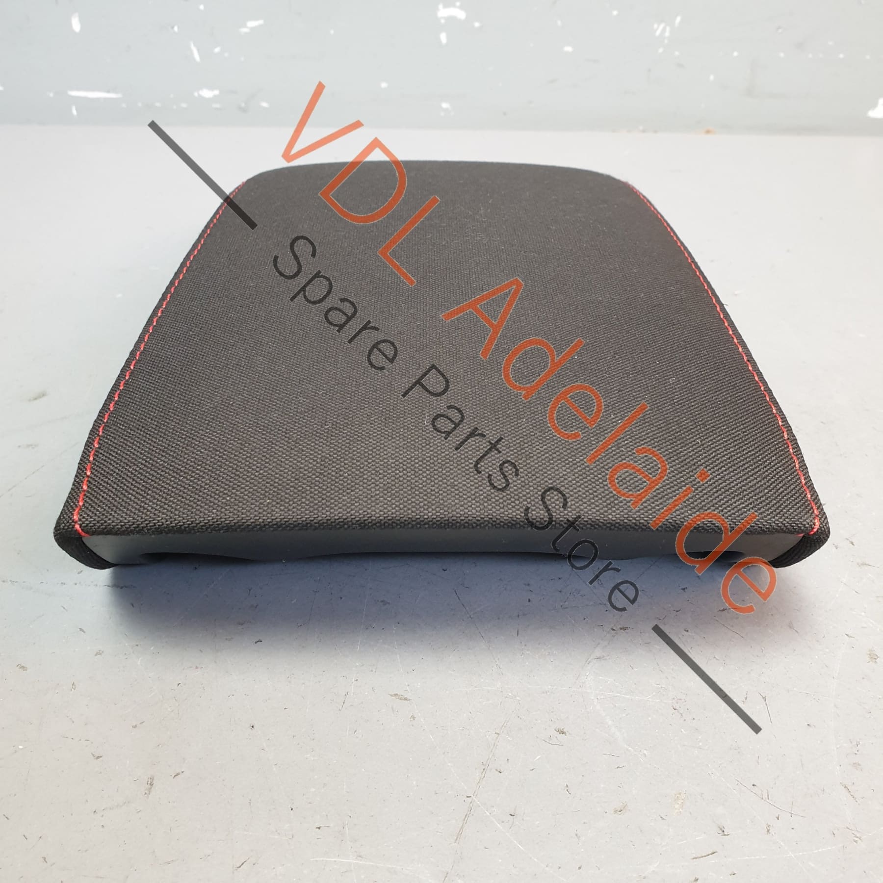 VW Golf MK7 Gti Cloth Black with Red Stitch Centre Middle Armrest 5G0864207F BDL - Image 6