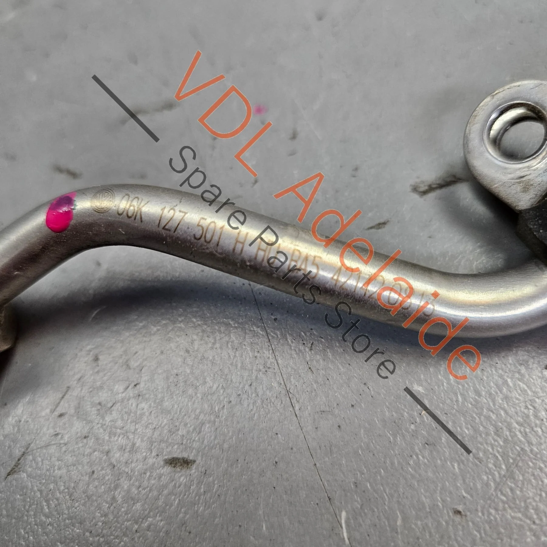 VW Golf MK7 Gti High Pressure Fuel Hose Pipe Stainless Steel 06K127501H - Image 4
