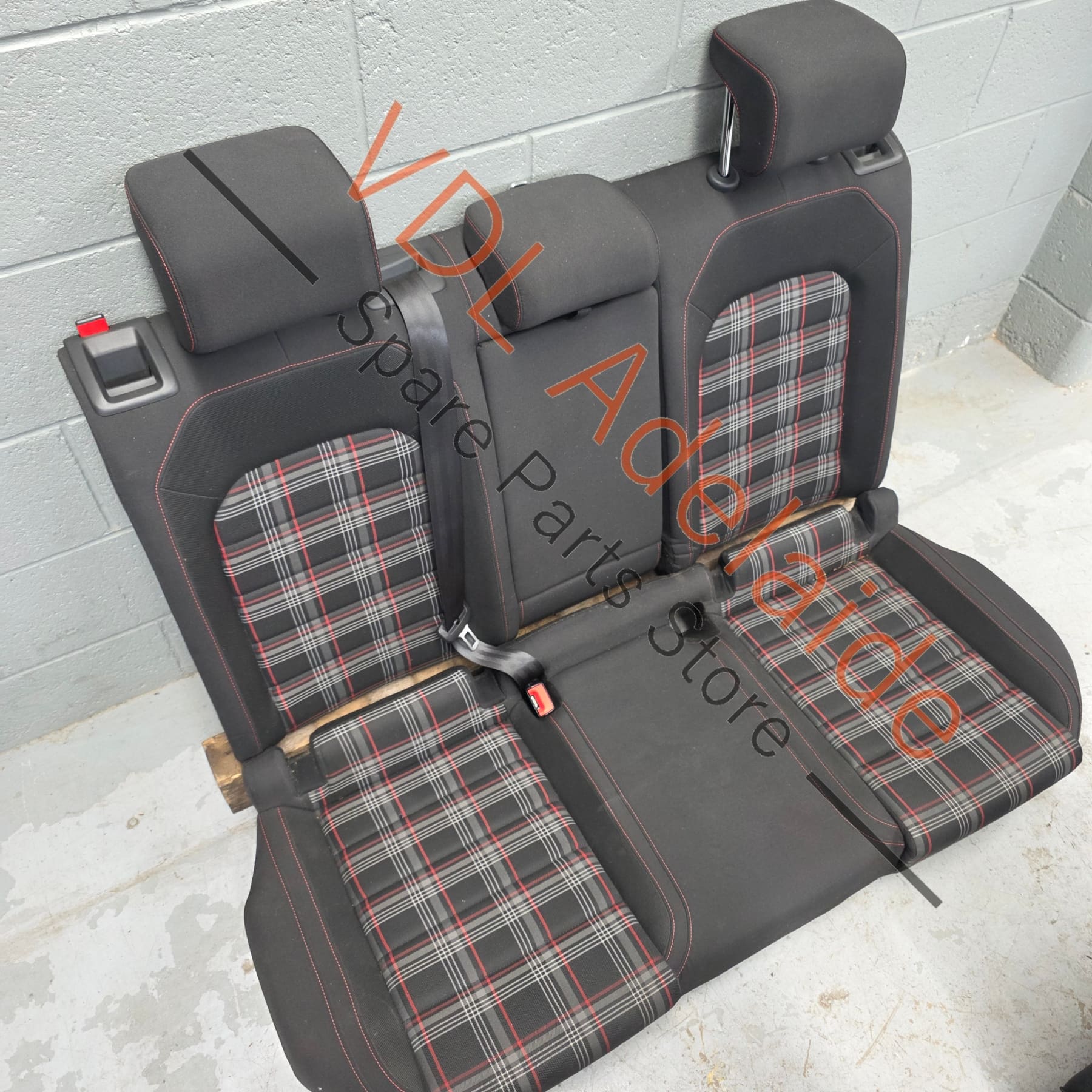 VW Golf MK7 Gti Set of Tartan Fabric Seats - Image 5