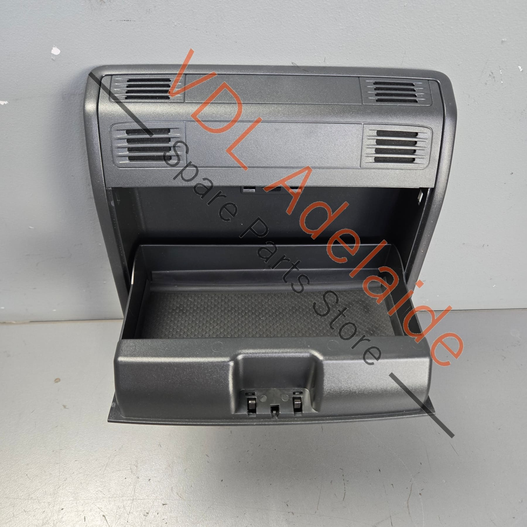 VW Golf MK7 Black Overhead Roof Console Cabinet Tray Trim for Sunglasses Holder 5G0868837 82V - Image 2
