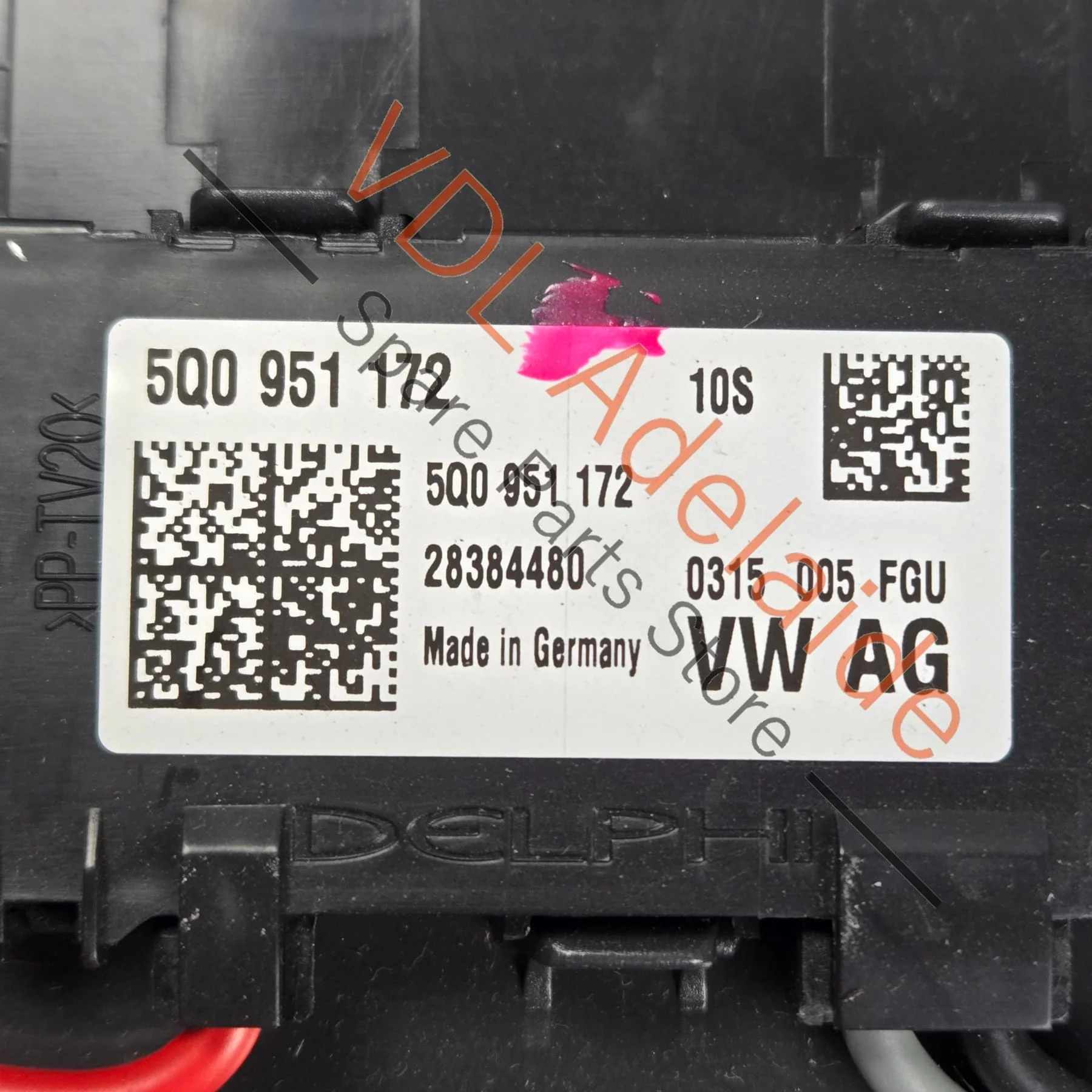 VW Golf MK7 Black Overhead Roof Console Cabinet Tray Trim for Sunglasses Holder 5G0868837 82V - Image 3