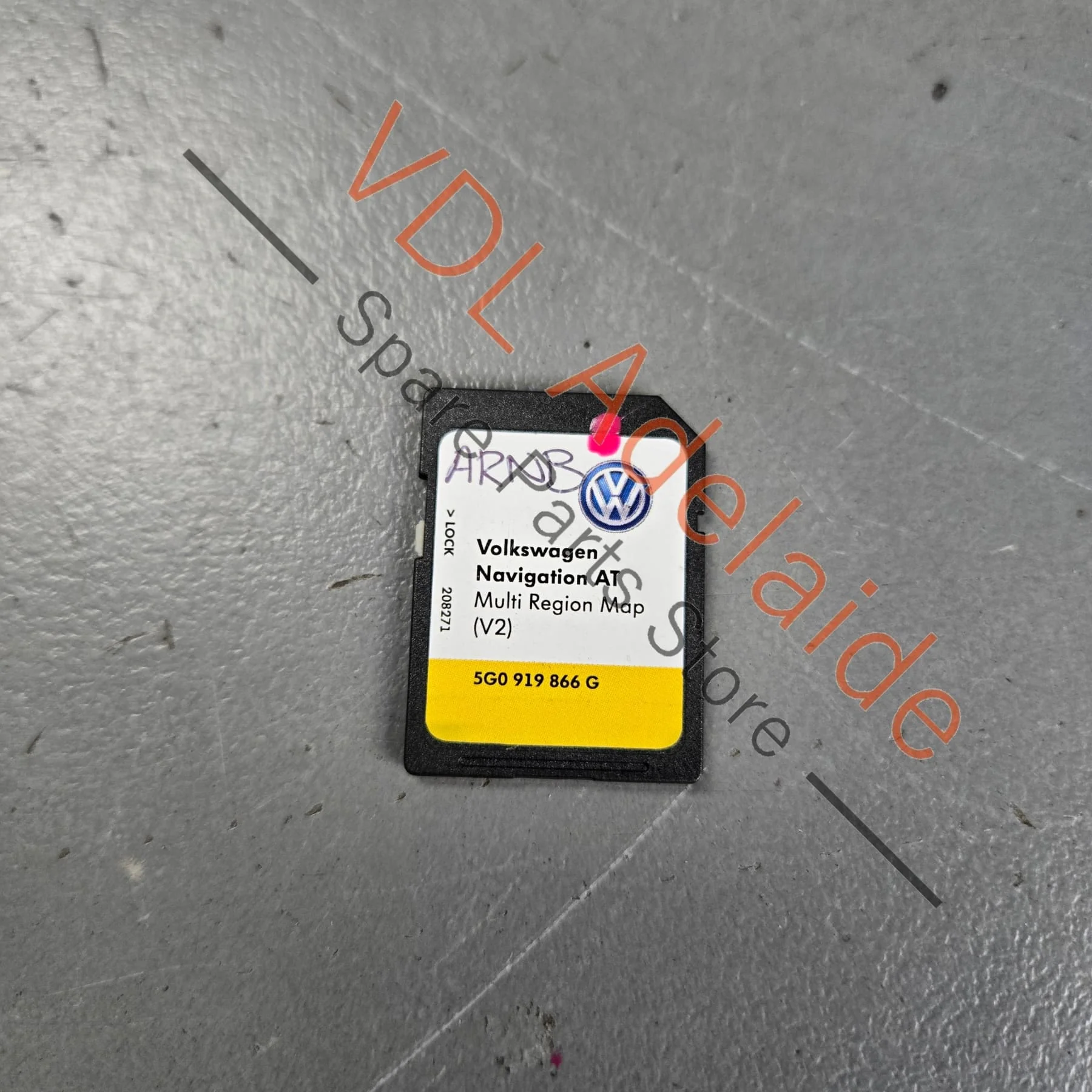 VW SD Card for Navigation AT (V2) 5G0919866G Multi Region Map