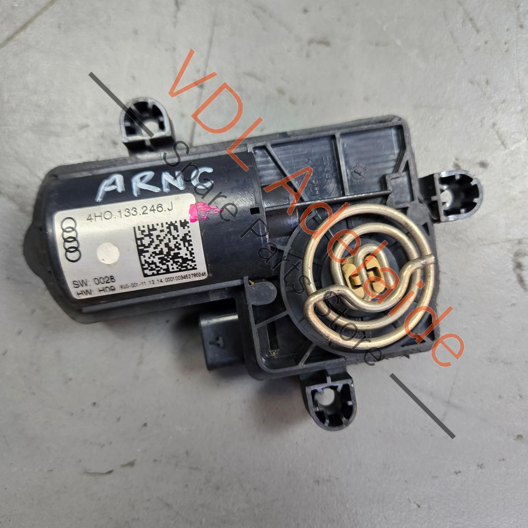 Audi VW Exhaust Flap Servo Motor with Spring 4H0133246J