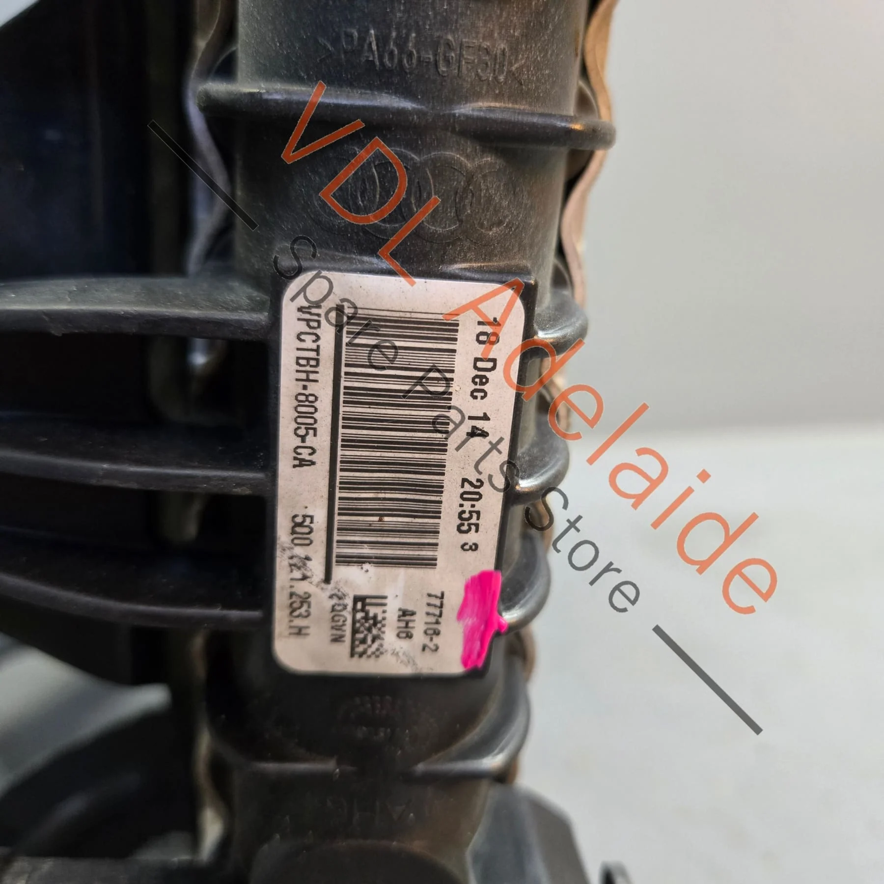VW Golf MK7 Additional Left Side Auxiliary Radiator Cooler & Mounting Bracket 5Q0121253H 5Q0121093BF - Image 6