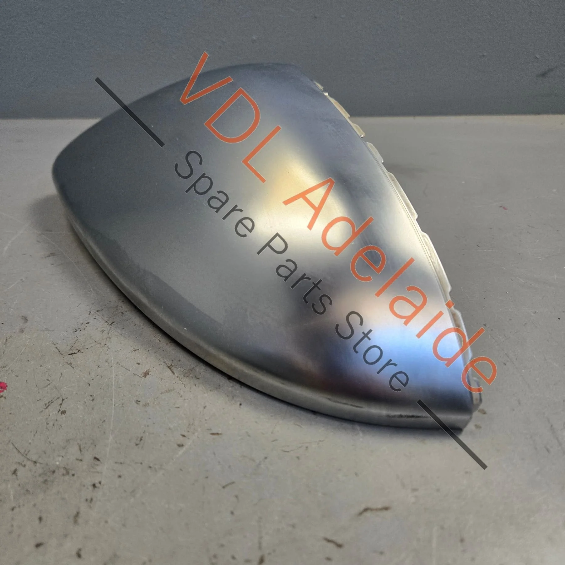 VW Golf R MK7 Aluminium Chrome Finish Left Side Wing Mirror Cover Cap 5G0857537G 3Q7 - Image 4