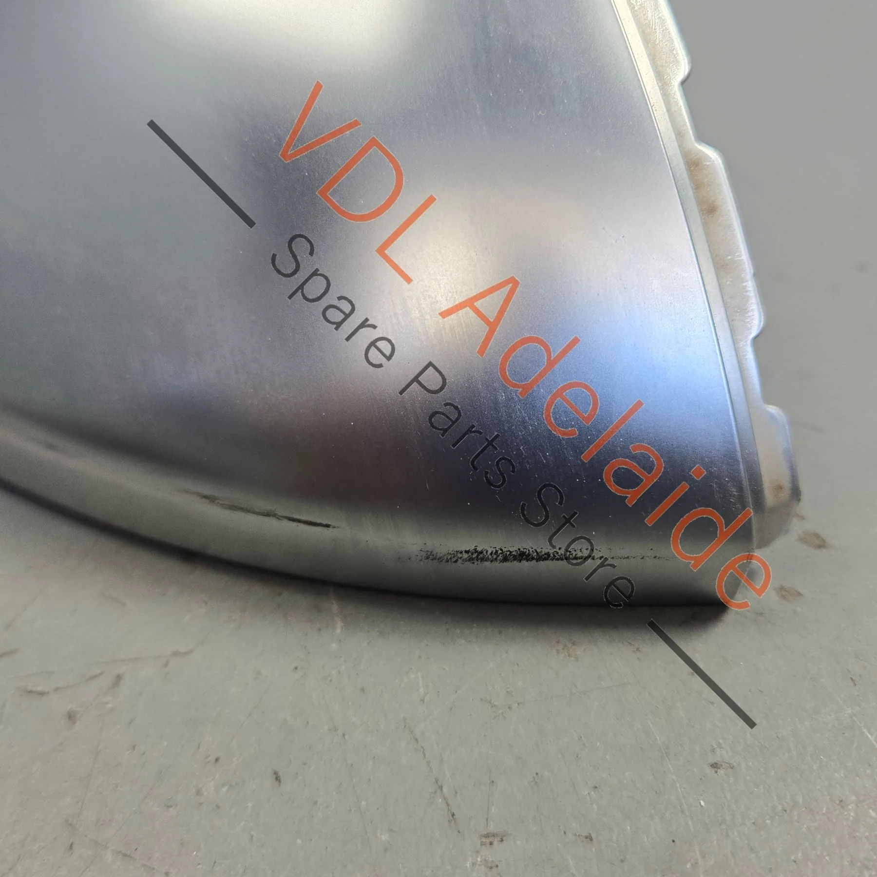 VW Golf R MK7 Aluminium Chrome Finish Left Side Wing Mirror Cover Cap 5G0857537G 3Q7 - Image 5