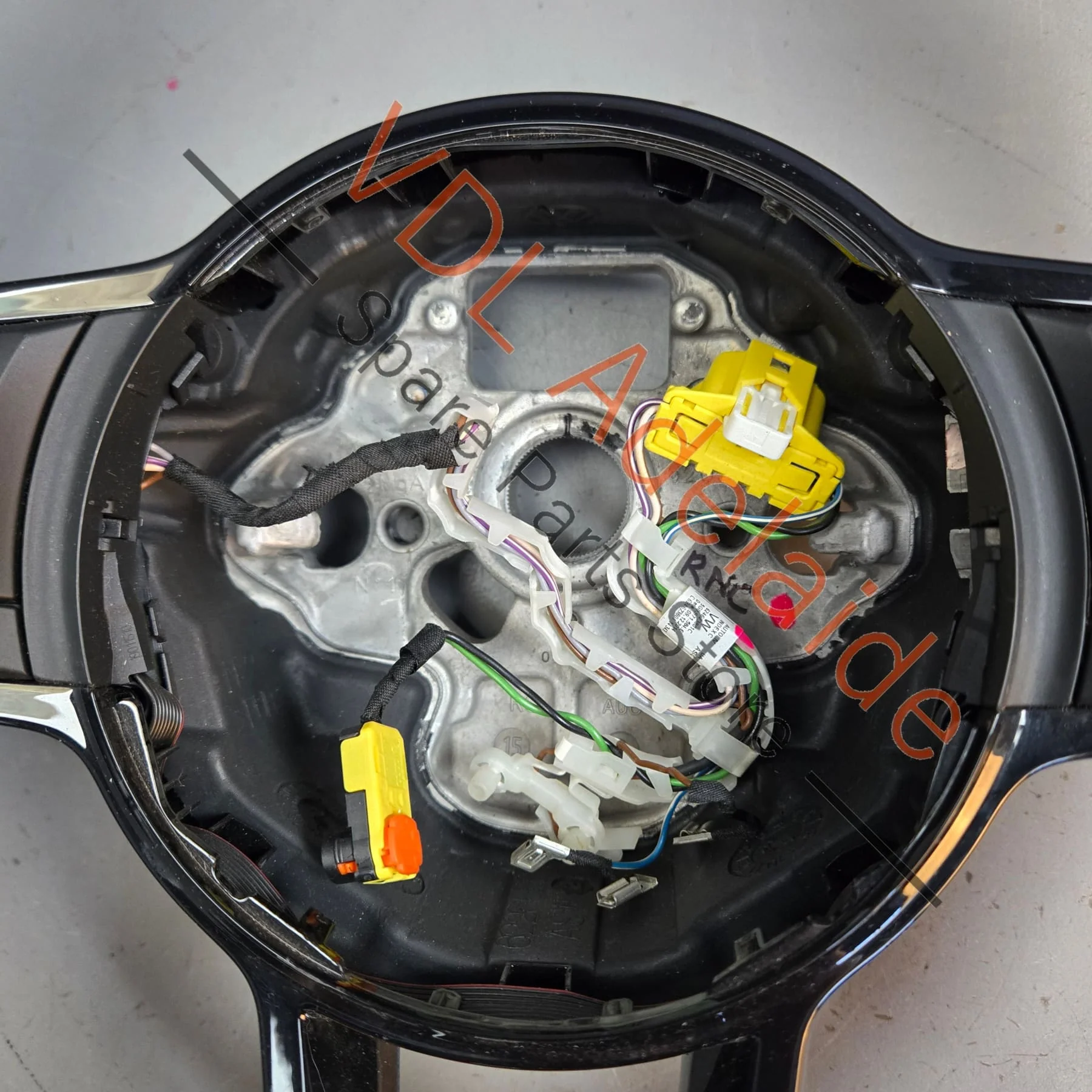 VW Golf R MK7 Flat Bottom Sports Leather Steering Wheel 5G0419091HS - Image 7