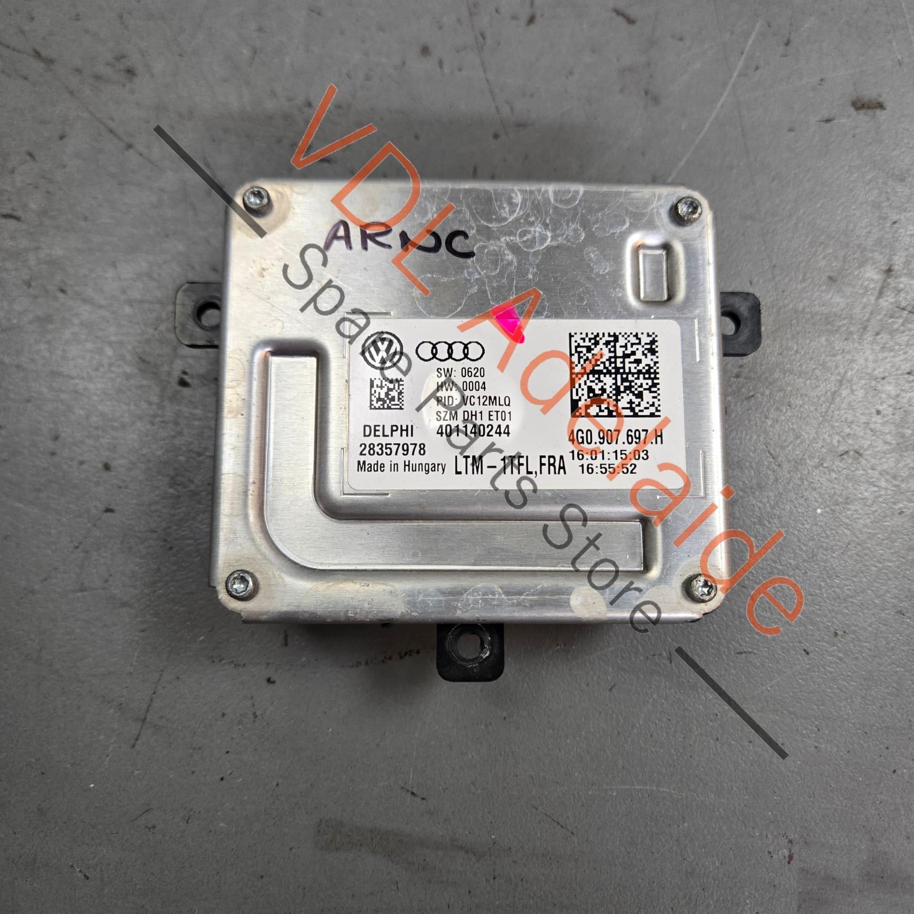 VW Golf MK7 R Gti Control Unit for LED Headlight Daytime Running Light 4G0907697F 4G0907697G
