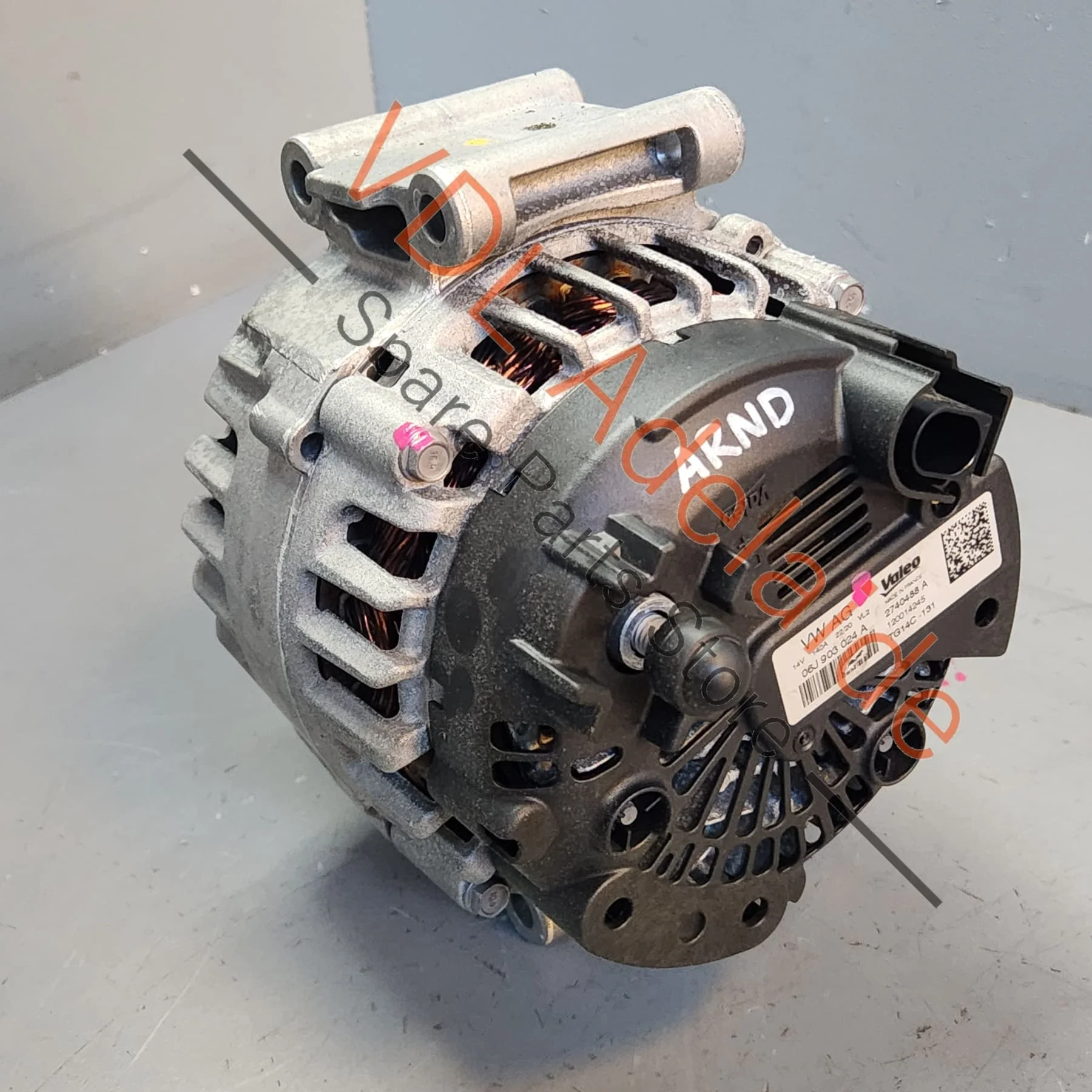 VW Audi Valeo Alternator 06J903024A 140A - Image 2
