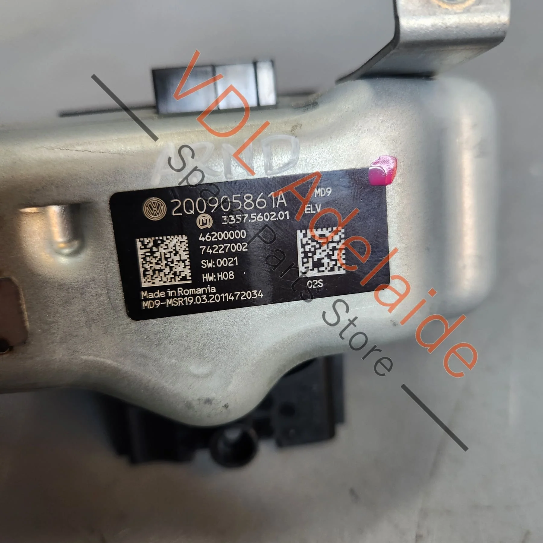 VW Golf MK7 Steering Lock & Key Set 2Q0905861A - Image 3