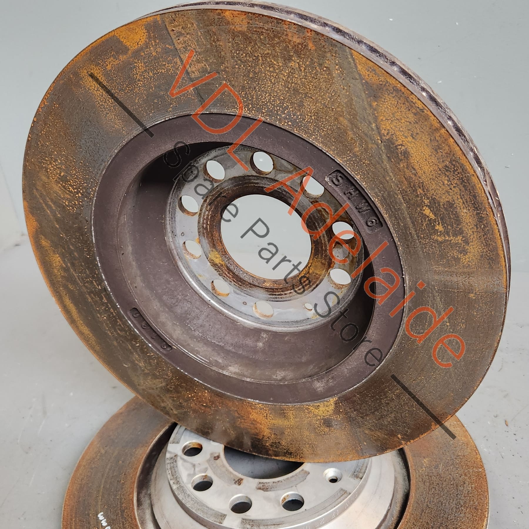 VW Golf MK7 Rear Disc Brake Rotors pair 310mm x 22mm Vented - Image 2