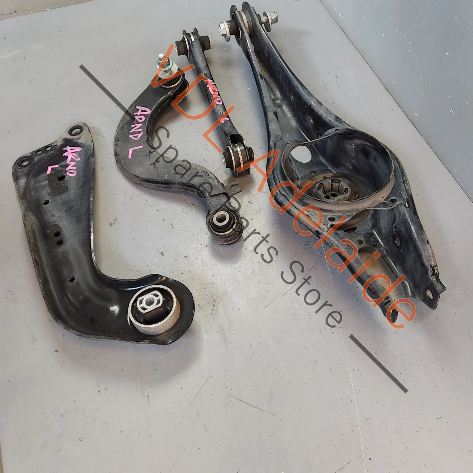 VW Golf R MK7 7.5 Rear Suspension Control Arms Wishbone Left Set - Image 2