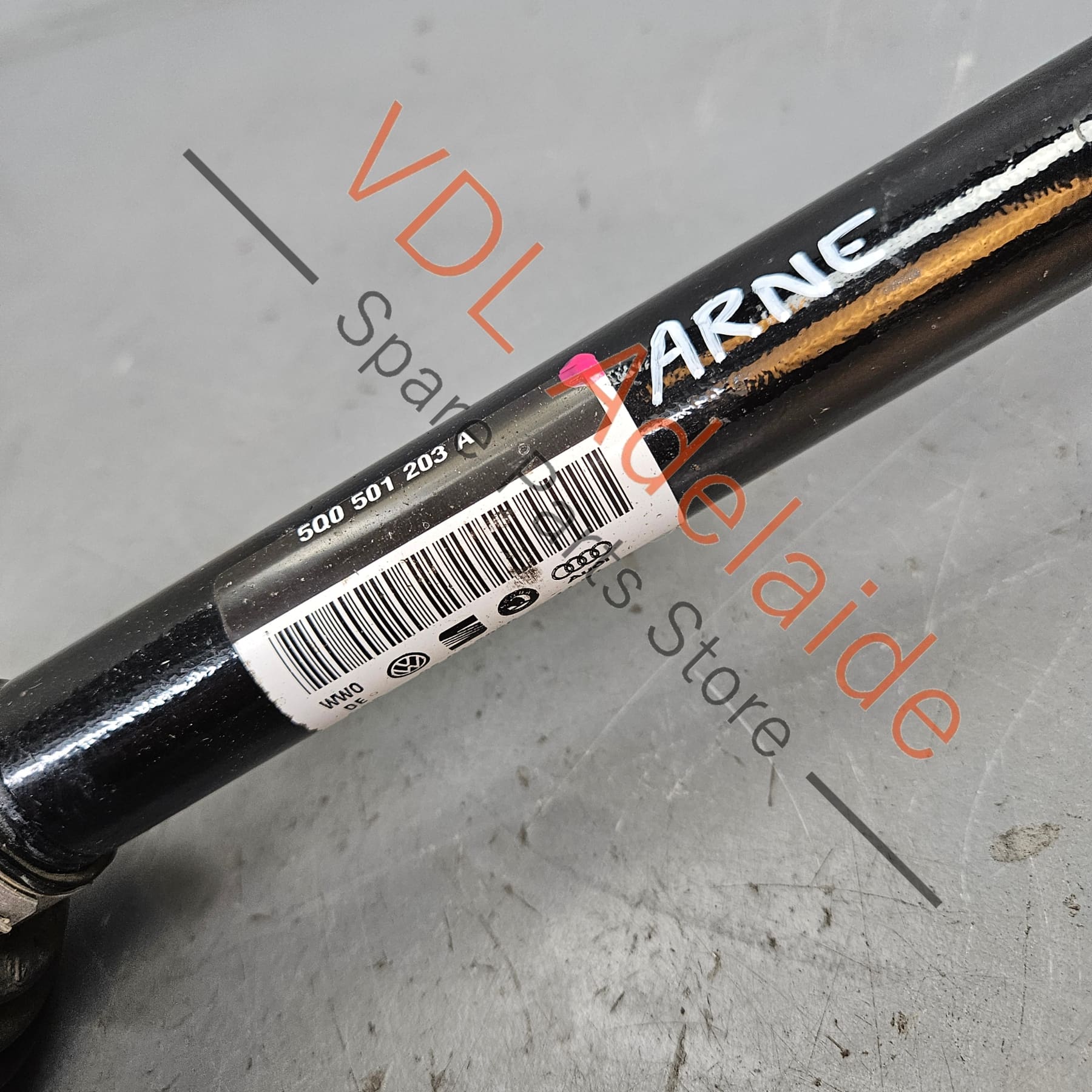 VW Golf Mk7 R Rear Left Side Drive Shaft CV Axle 5Q0501203A - Image 2