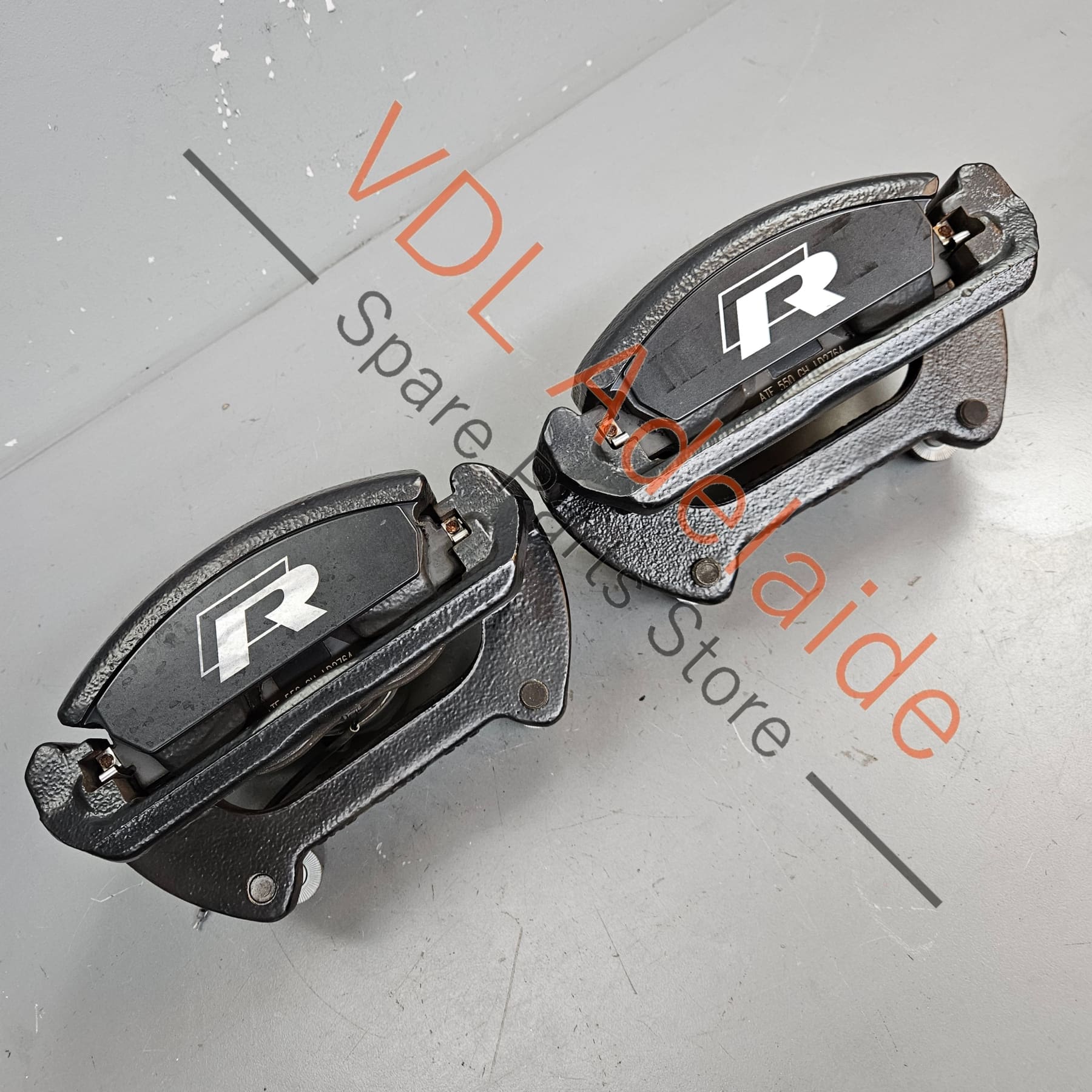 VW Golf R MK7 7.5 Front Brake Caliper Set with Carrier 340mm x 30mm - Image 2
