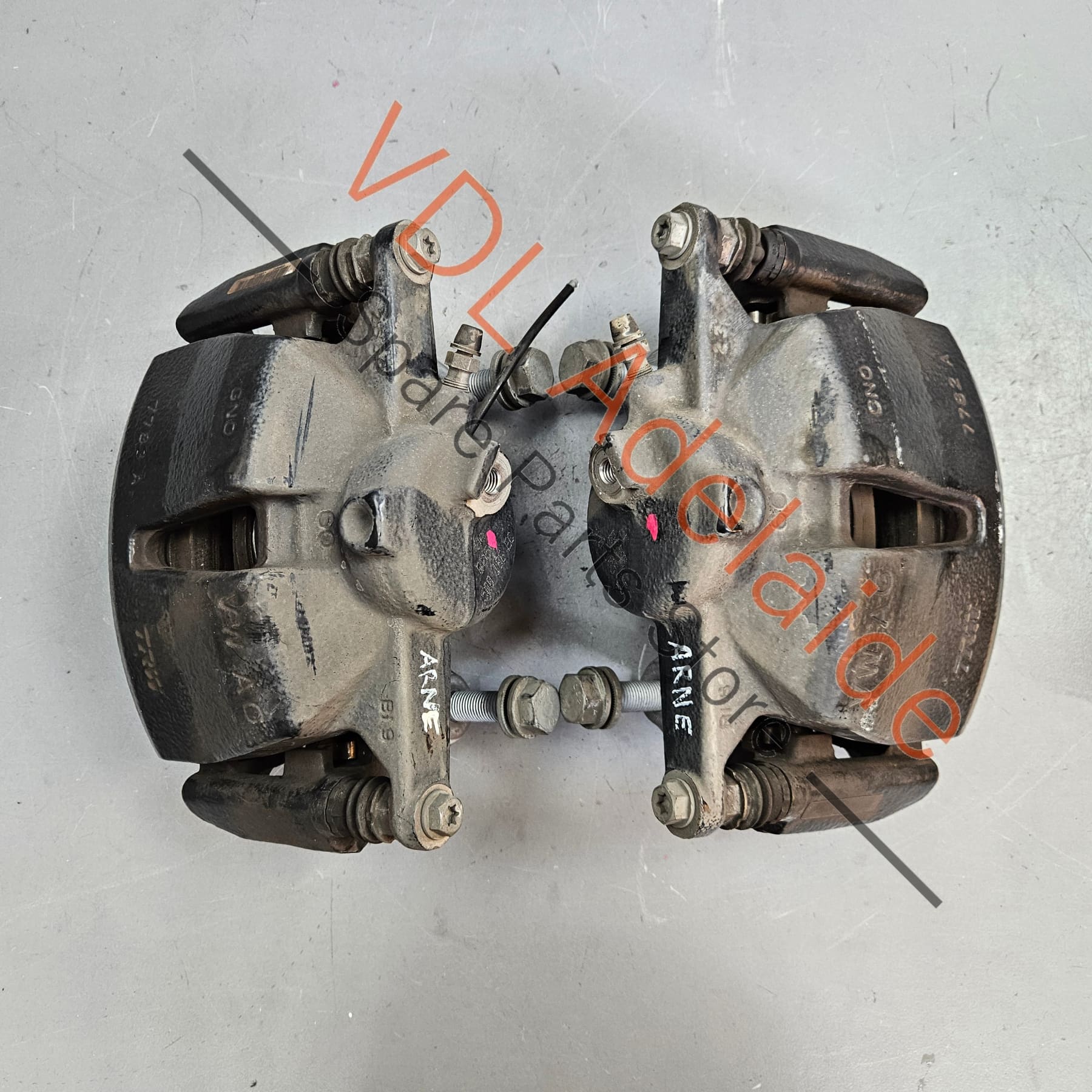 VW Golf R MK7 7.5 Front Brake Caliper Set with Carrier 340mm x 30mm - Image 3