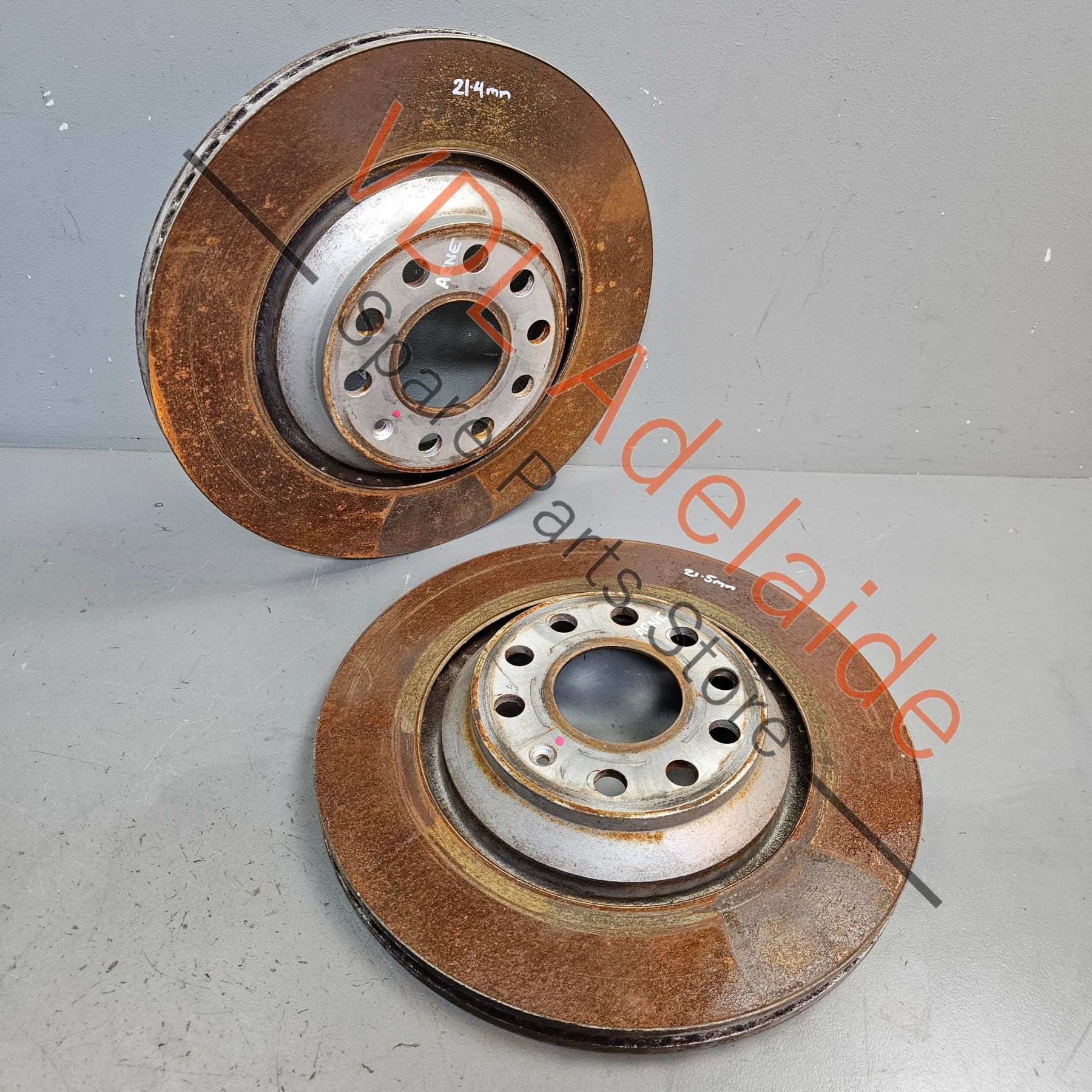 VW Golf MK7 R Rear Disc Brake Rotors pair 310mm x 22mm 5Q0615601E