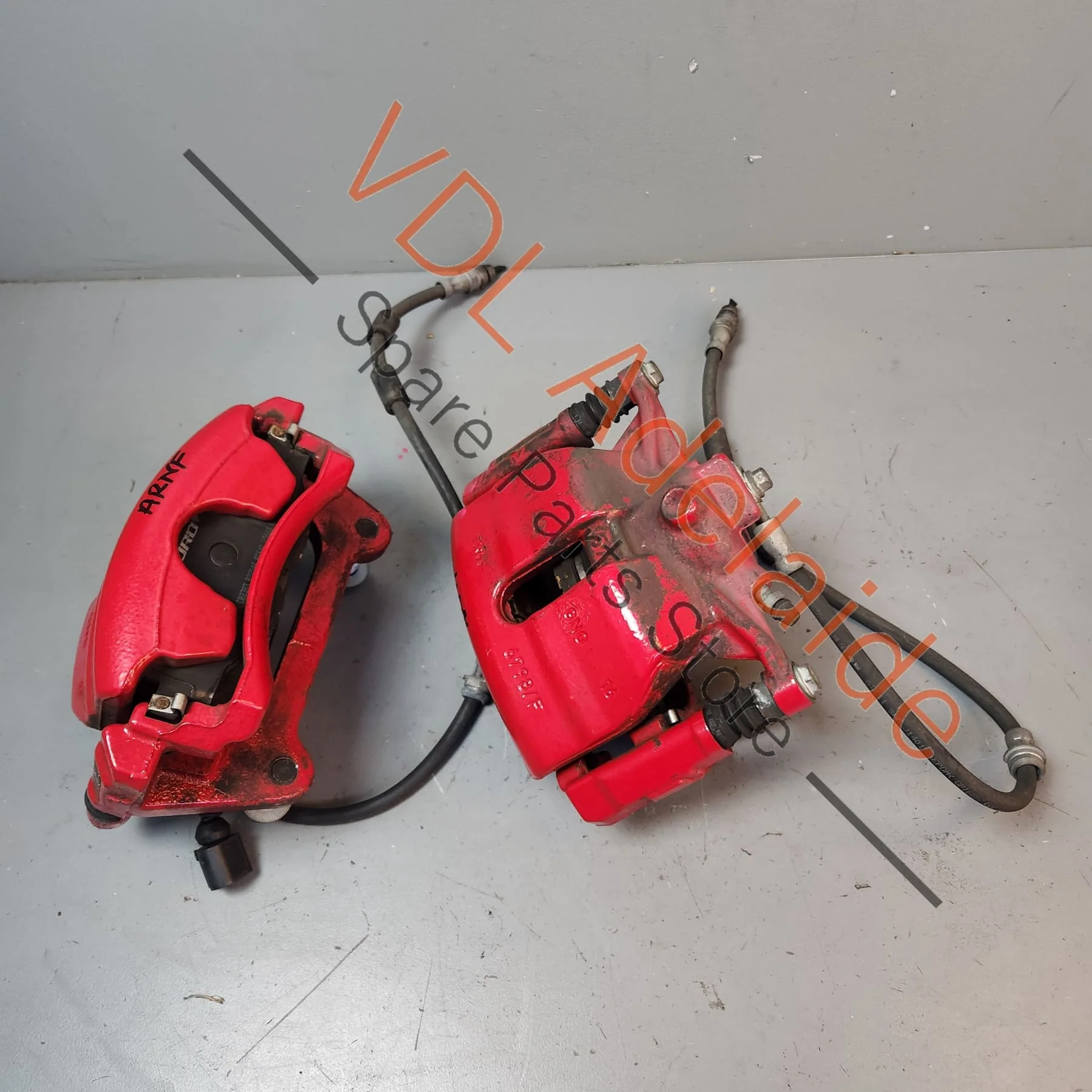 VW Golf MK7 7.5 Gti Front Brake Caliper Set Pair with Carriers