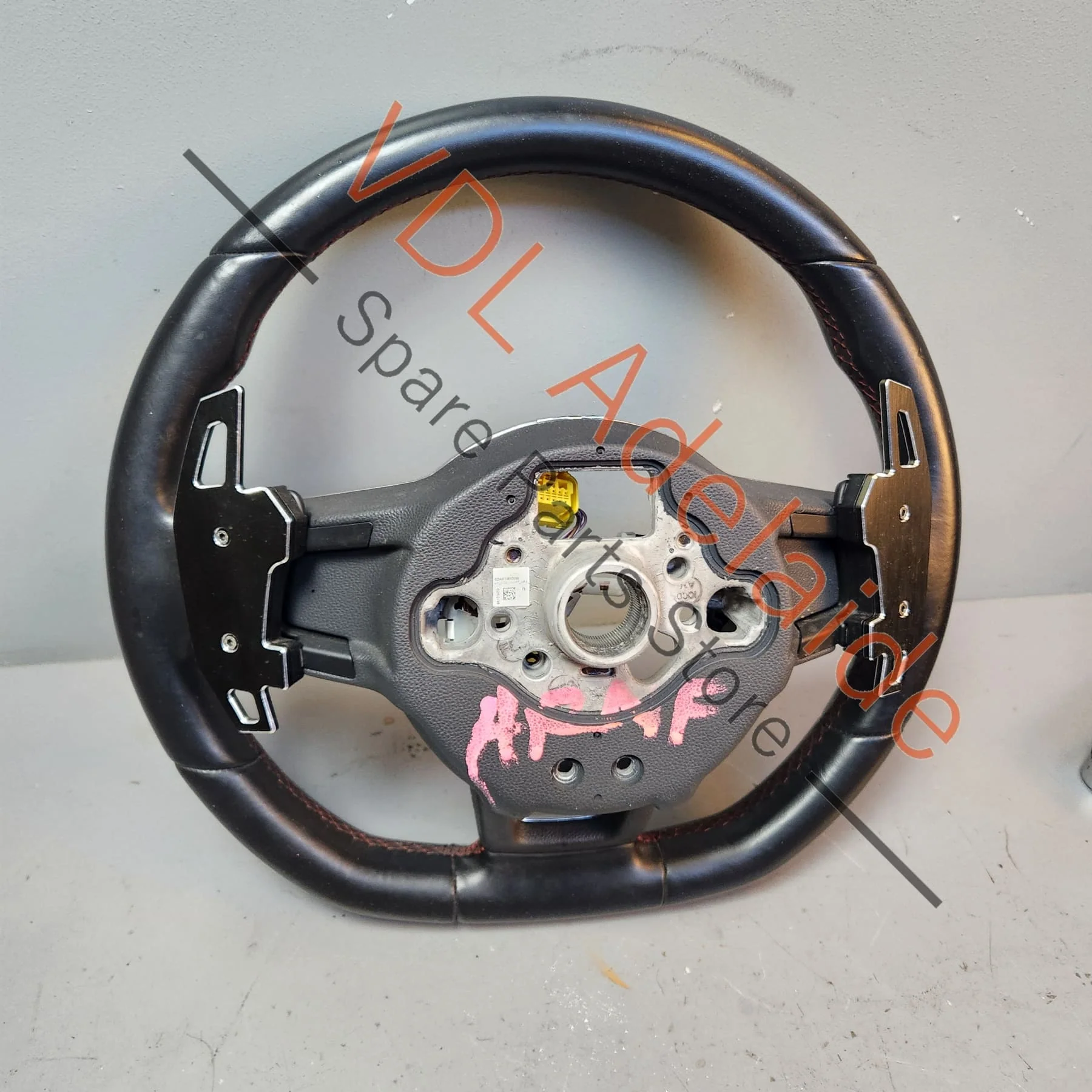 VW Golf MK7 7.5 Sport Flat Bottom Steering Wheel Leather 5G0419091HH APX - Image 3