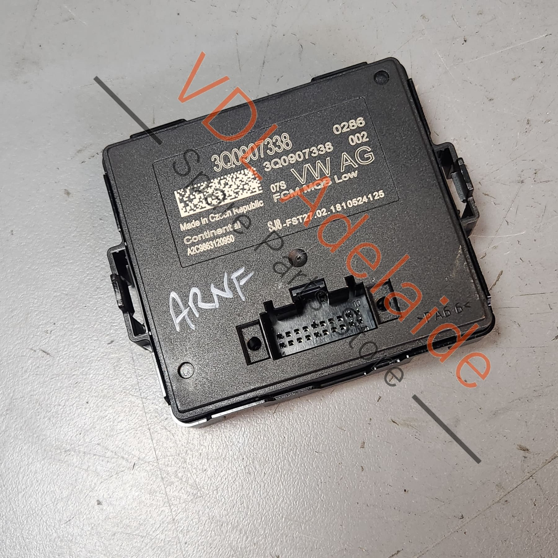 VW Audi Cornering Headlight Control Module MQB Low 3Q0907338