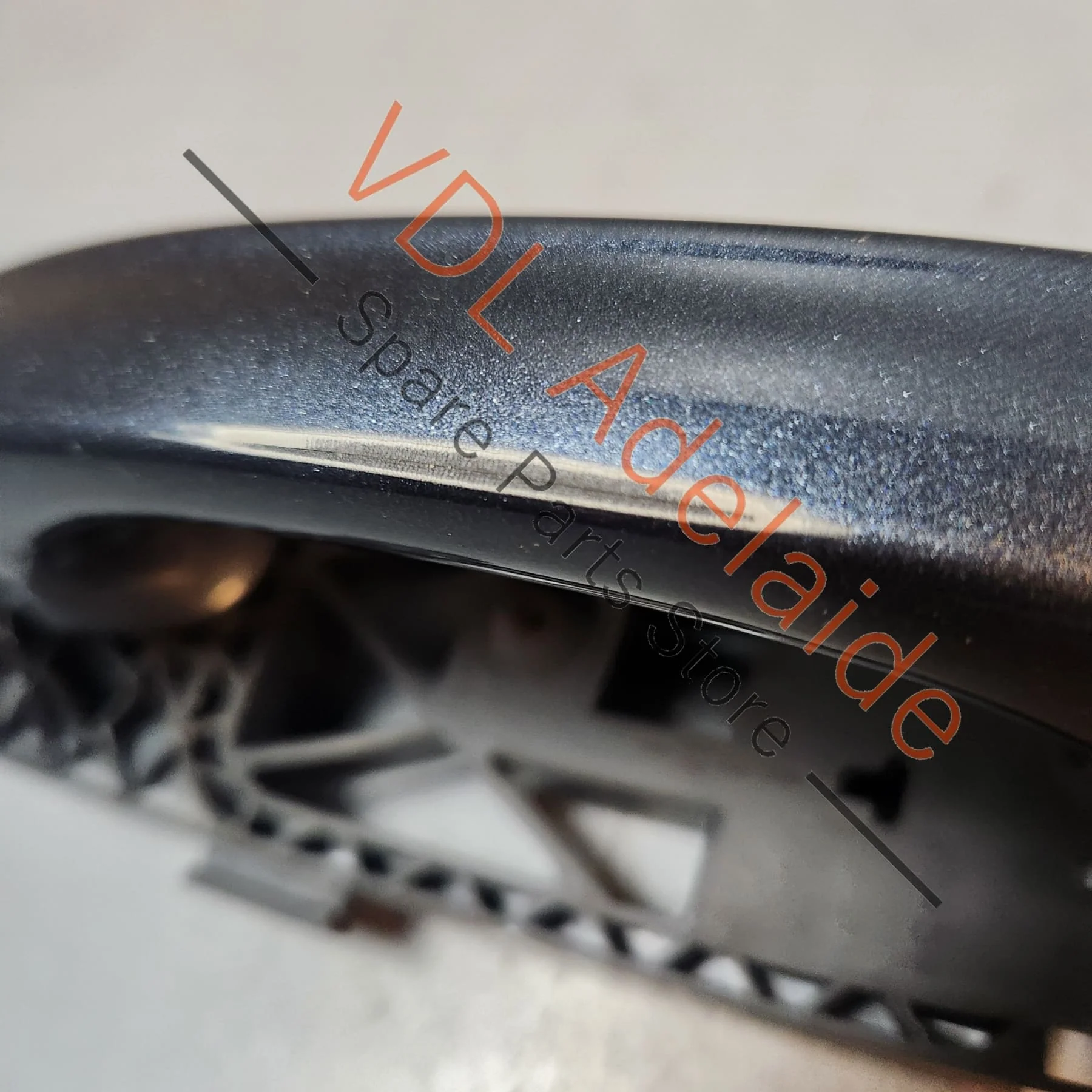 VW Golf MK7 7.5 Left Side Exterior Door Handle and Mounting Bar 5G0837205N GRU 5N0839885H Dark Iron Blue Metallic 8P8P LD5G - Image 5