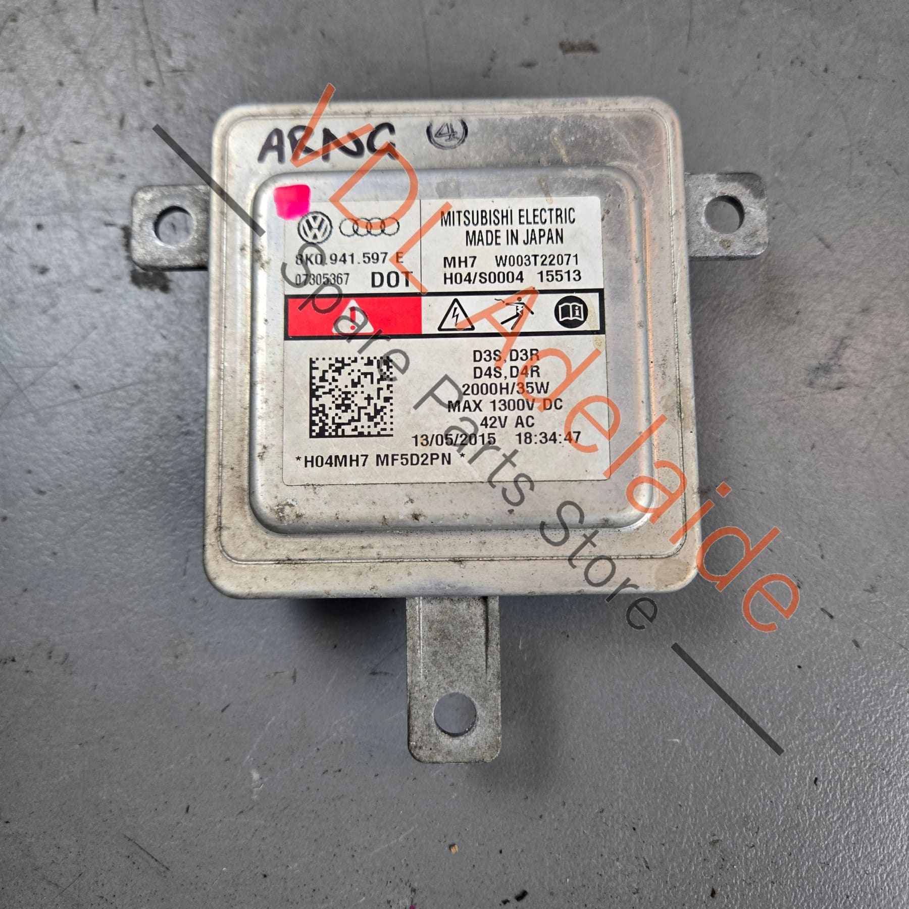 Genuine OEM VW Audi LED Headlight Control Module 8K0941597E
