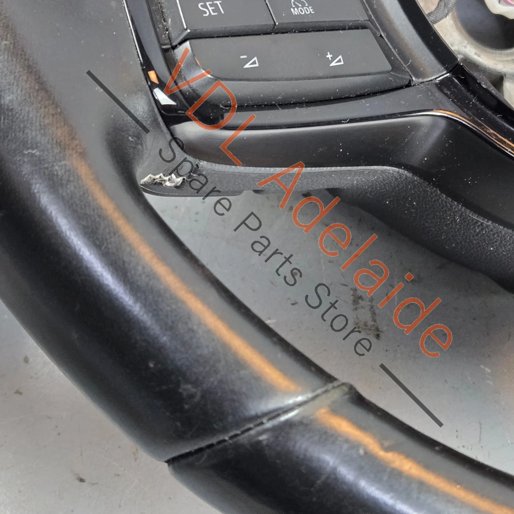 VW Golf R MK7 Flat Bottom Sports Leather Steering Wheel 5G0419091CN 5G0419091JA HYZ - Image 9