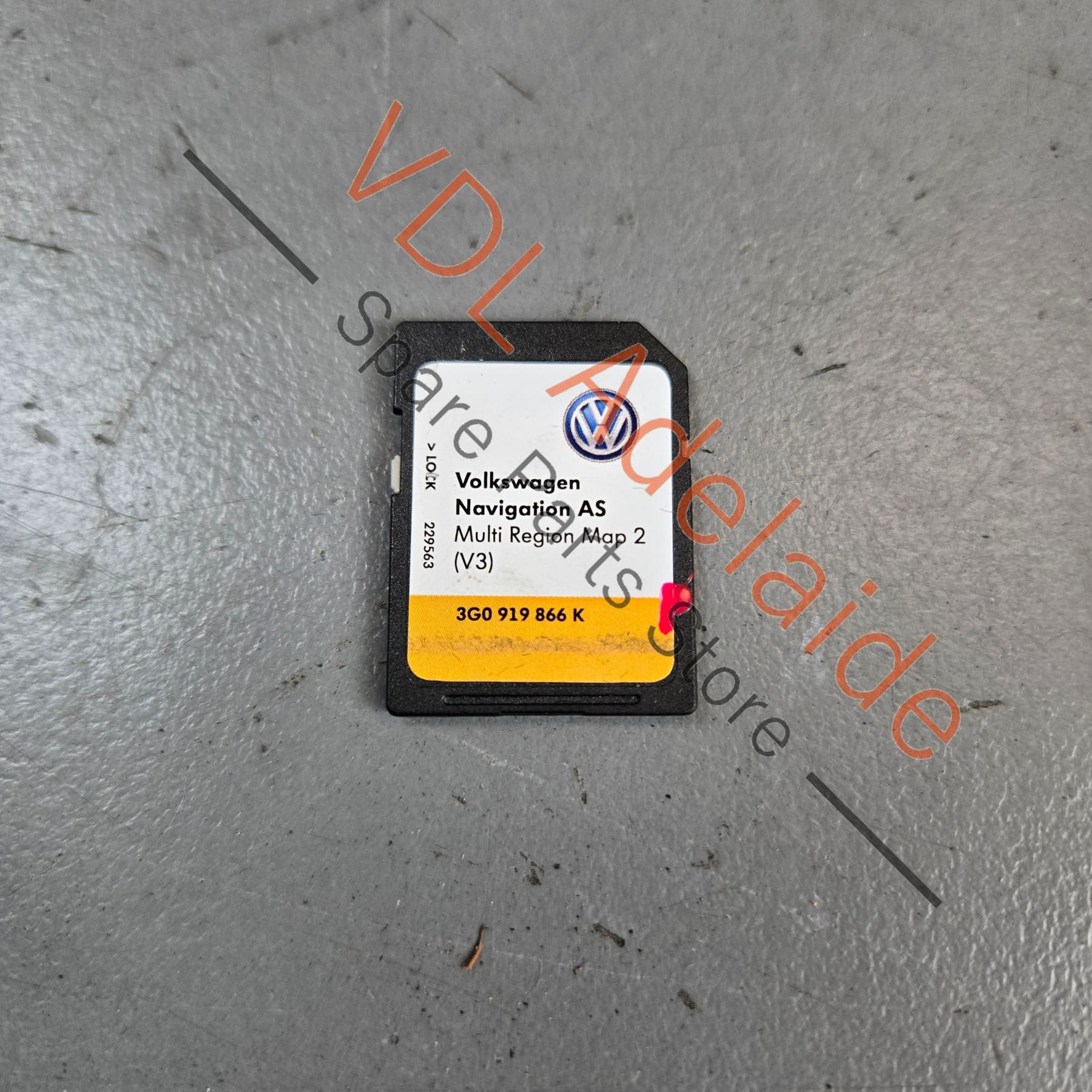 VW Maps Disc SD Card V3 3G0919866K