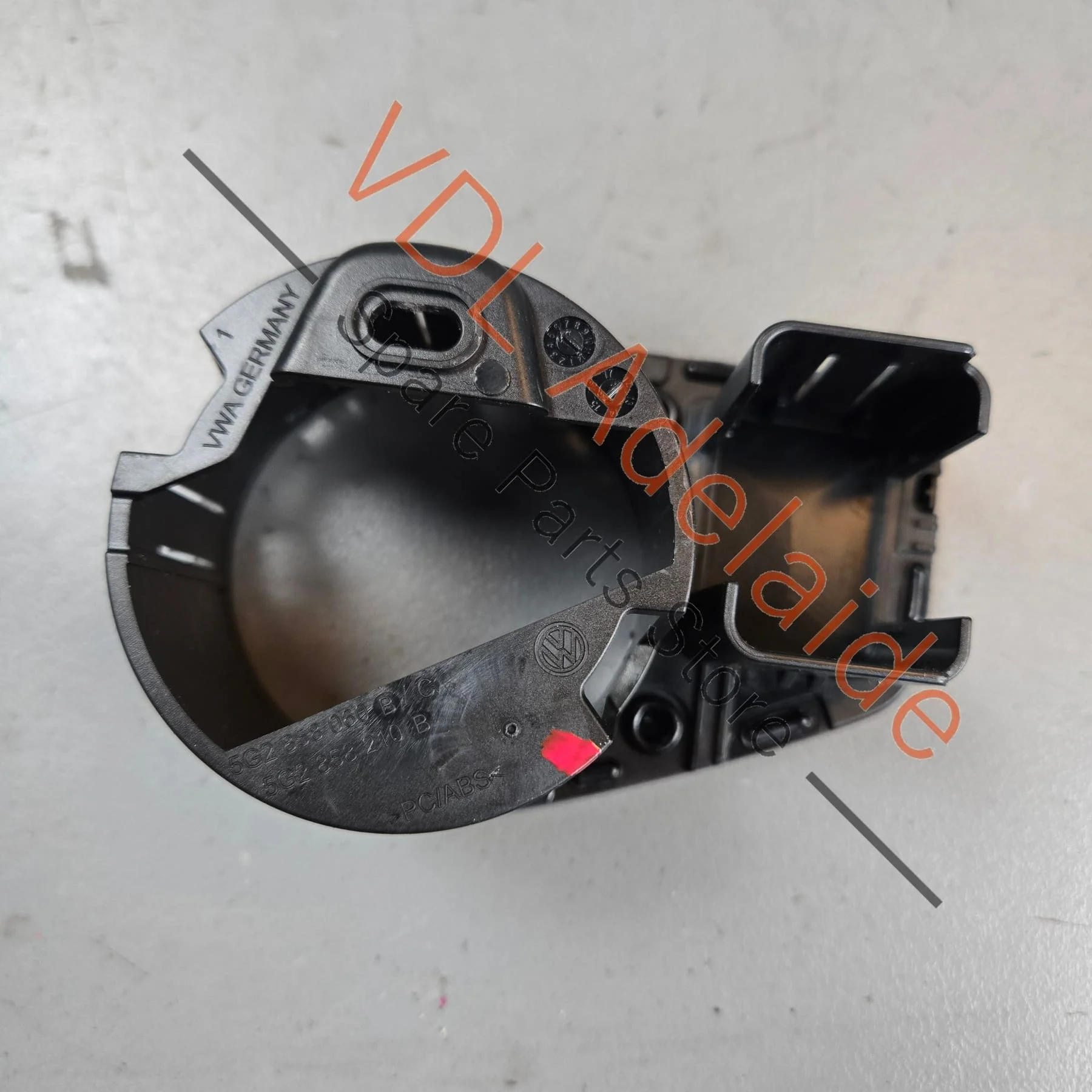 VW Golf Mk7 Headlight Switch Surround Interior Trim Gloss Black 5G2858060C 5G2858060BC - Image 3