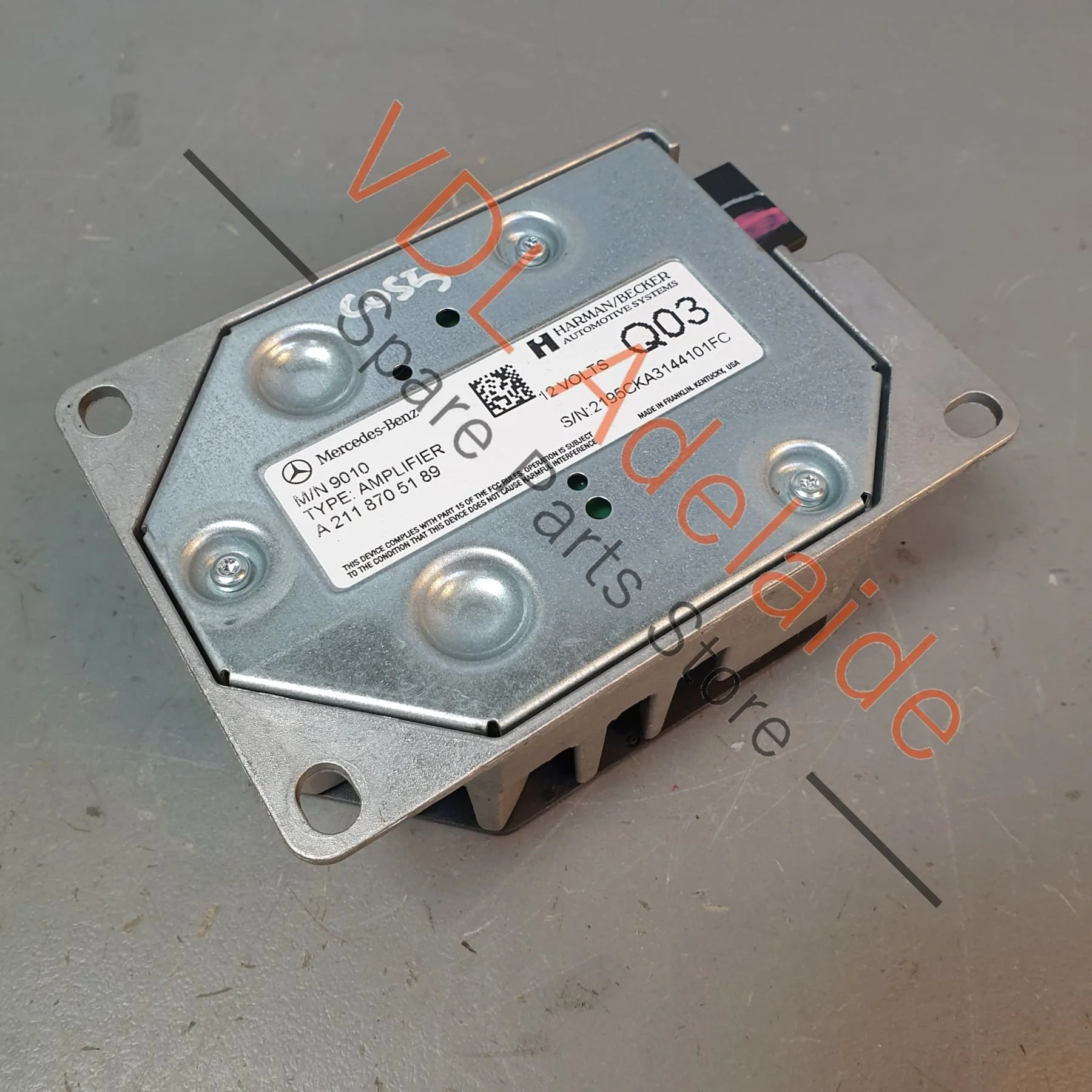 Mercedes Audio Amplifier Harman Becker A2118705189