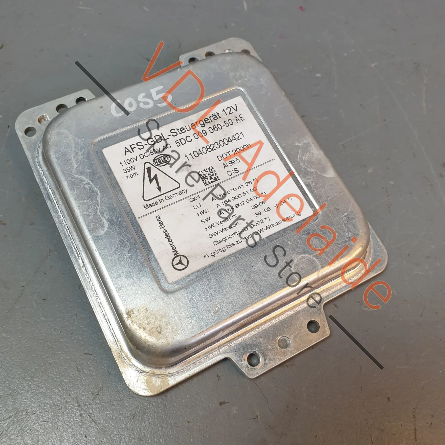 Mercedes Headlight Xenon Ballast Control Module A1648704126