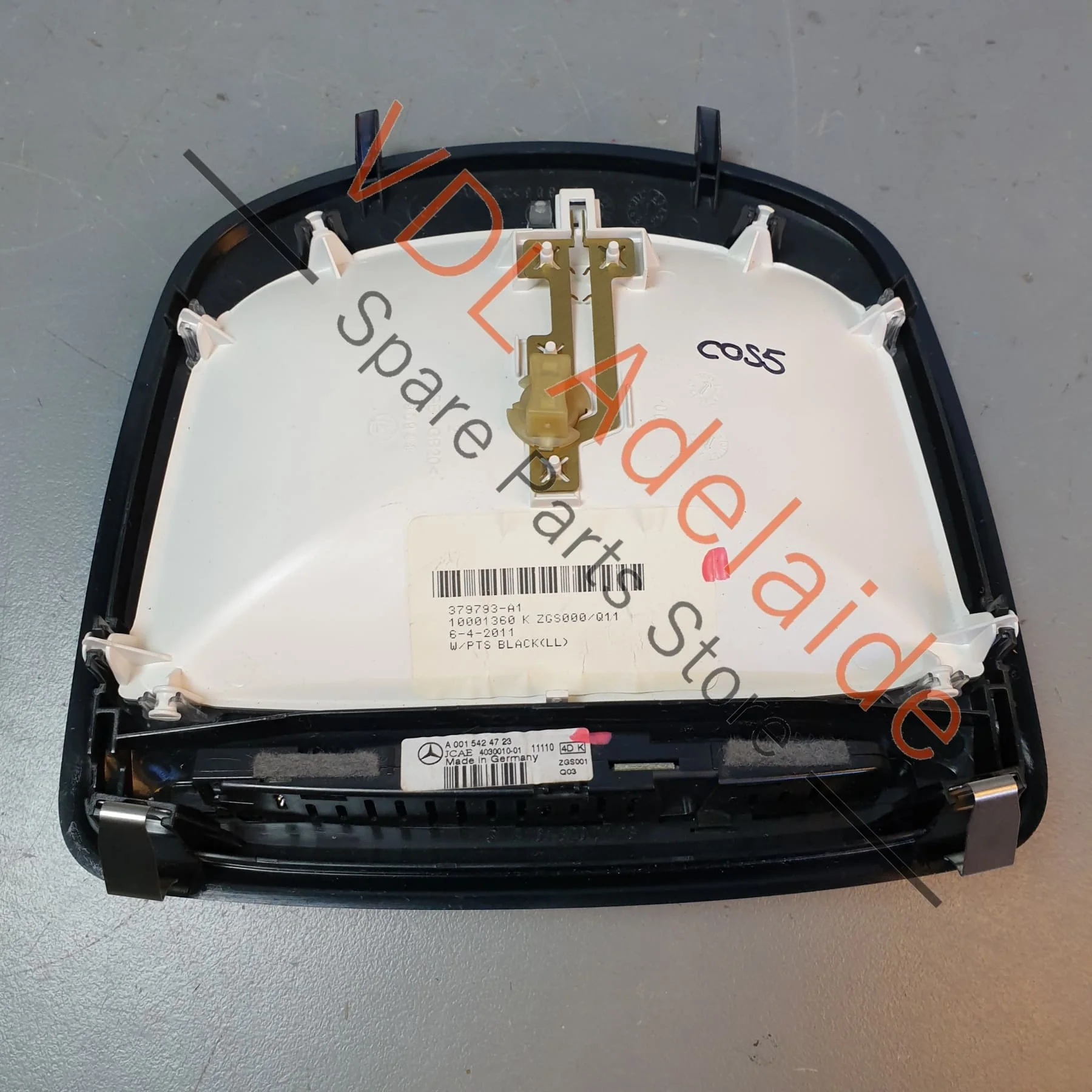 Mercedes W164 Black Interior Dome Reading Light for Rear Passengers A0015424723 - Image 4