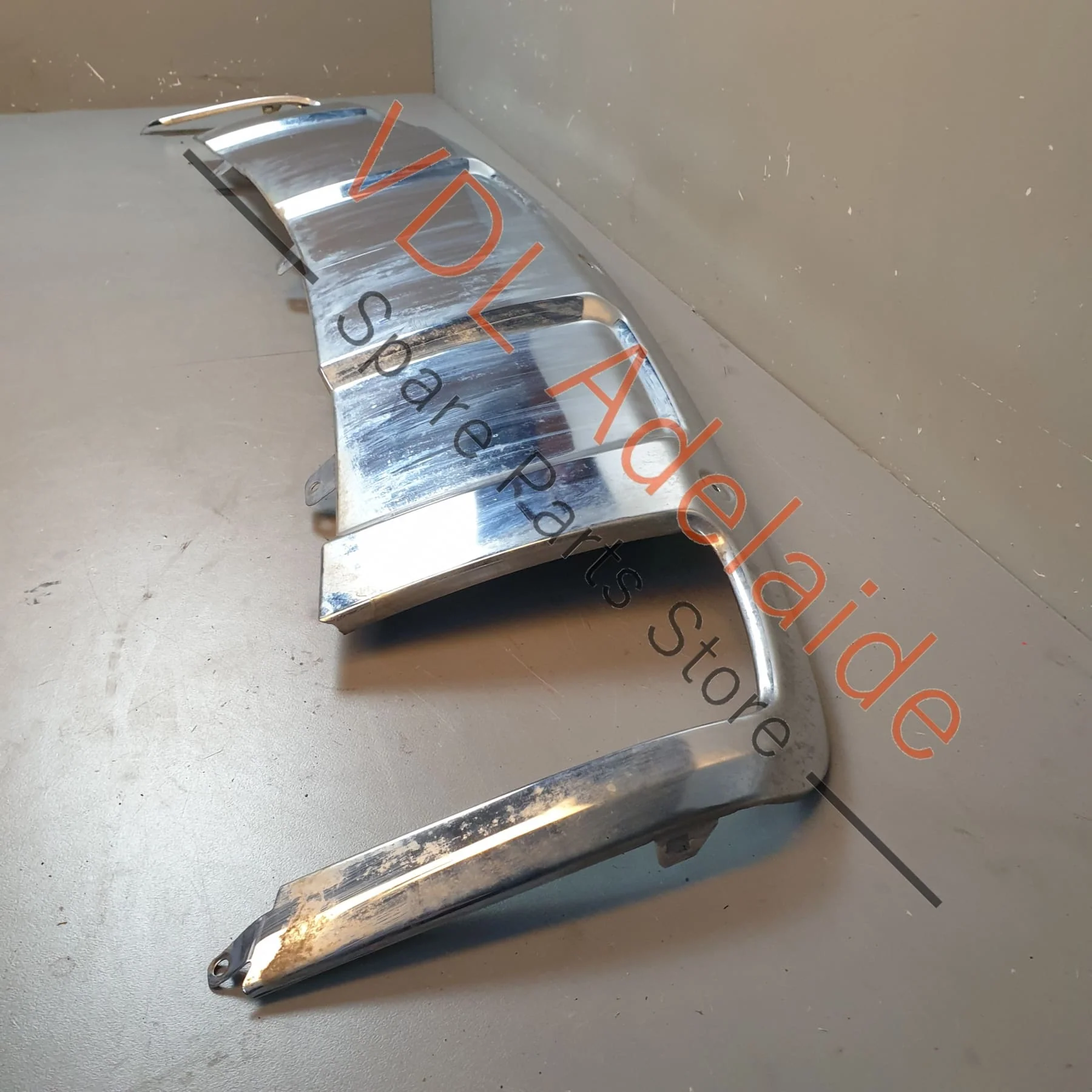 Mercedes W164 Rear Stainless Steel Bumper Chrome Trim Diffuser for AMG A1648856523 - Image 7