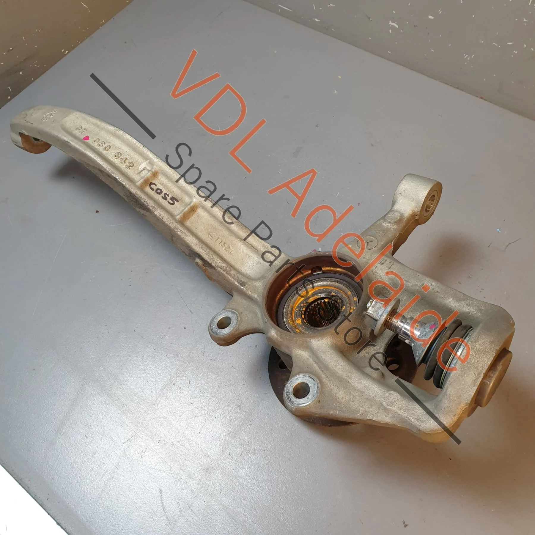 Mercedes W164 Front Left Wheel Bearing Housing Strut Hub Knuckle Stub Axle Suspension A1643302120 A1643301320 - Image 5