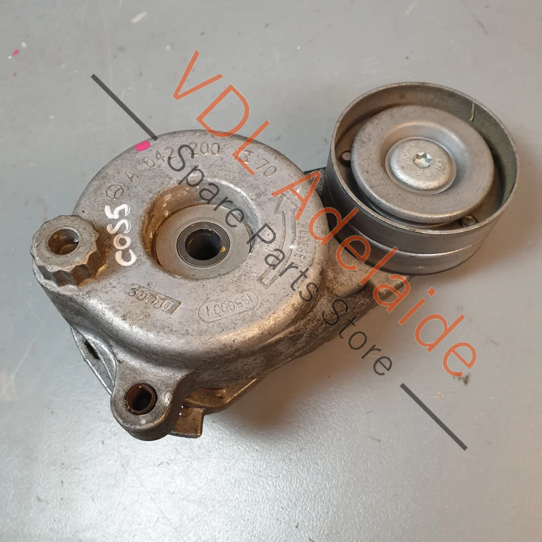 Mercedes OM642 Diesel Engine Serpentine Belt Tensioner Pulley A6422001370