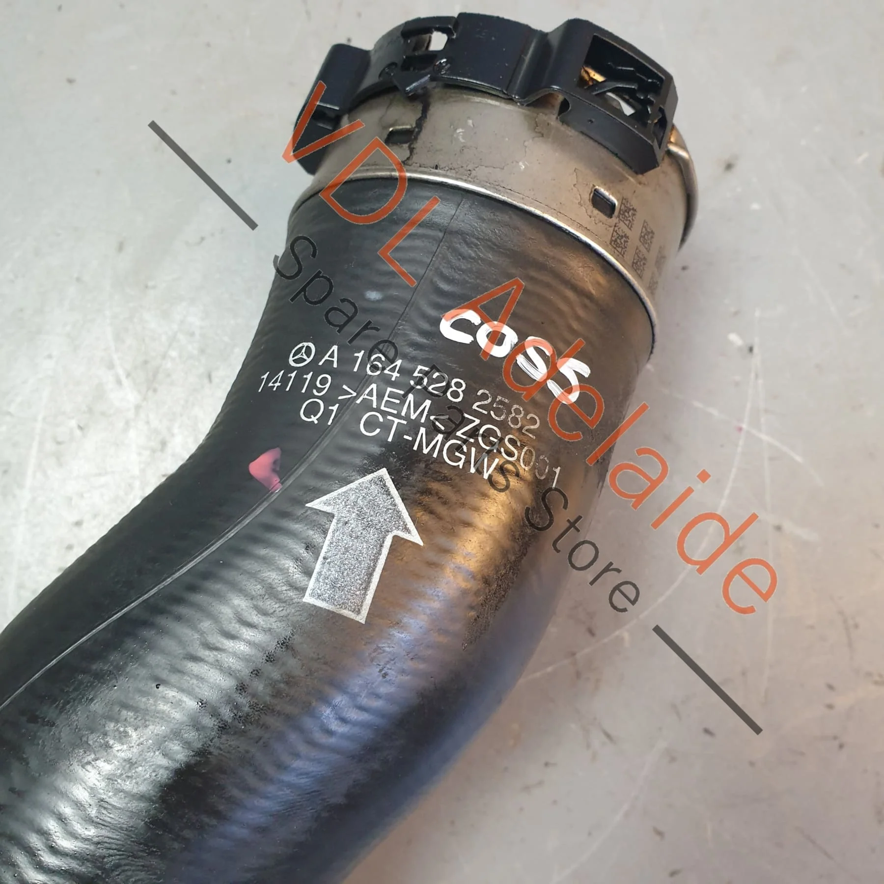 Mercedes 3.0 Diesel Turbo Pressure Pipe Hose A1645282582 - Image 2