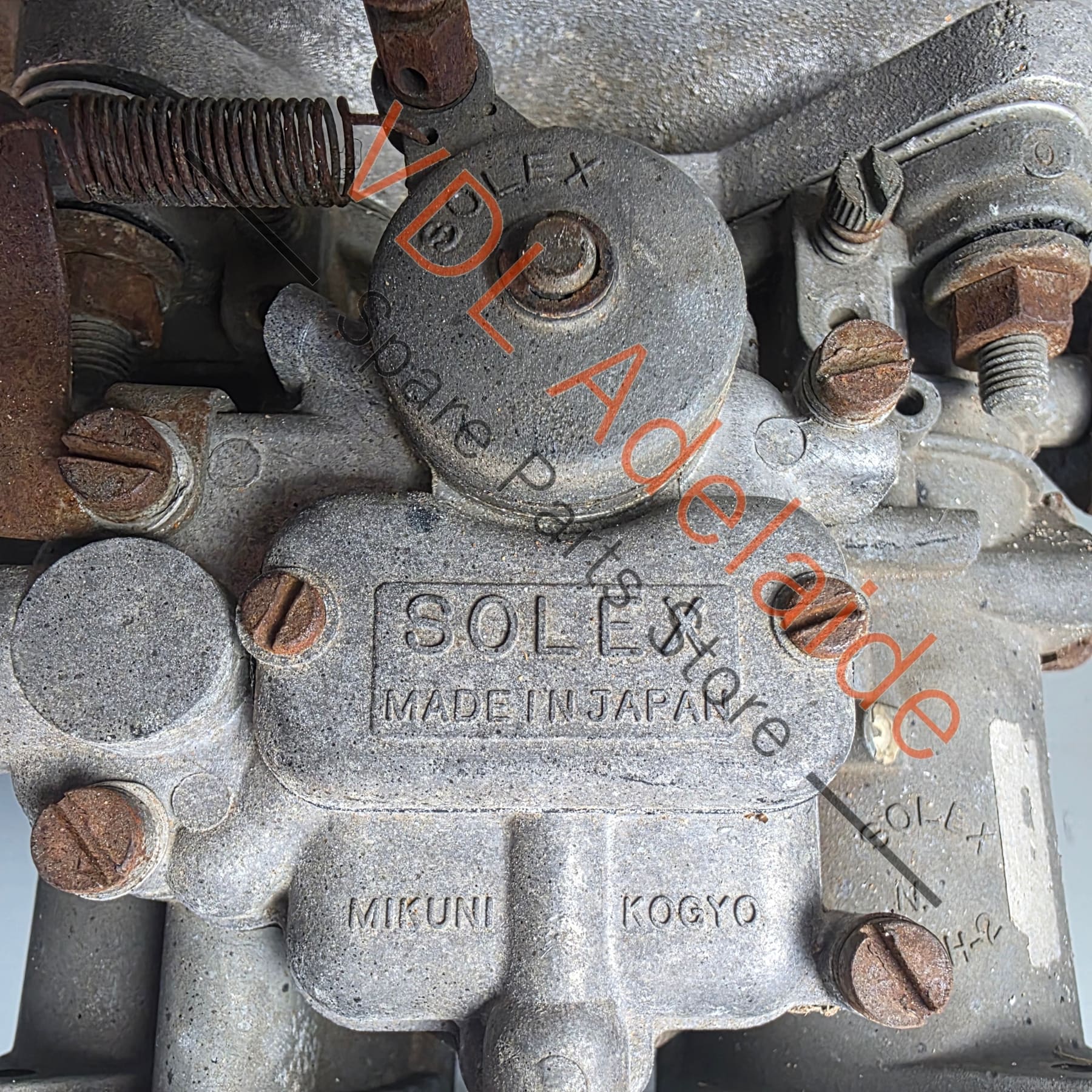 Solex Carburettor with Lynx Manifold suit Datsun L16 L18 L20, requires overhaul. Made in Japan by Minuki - Image 6