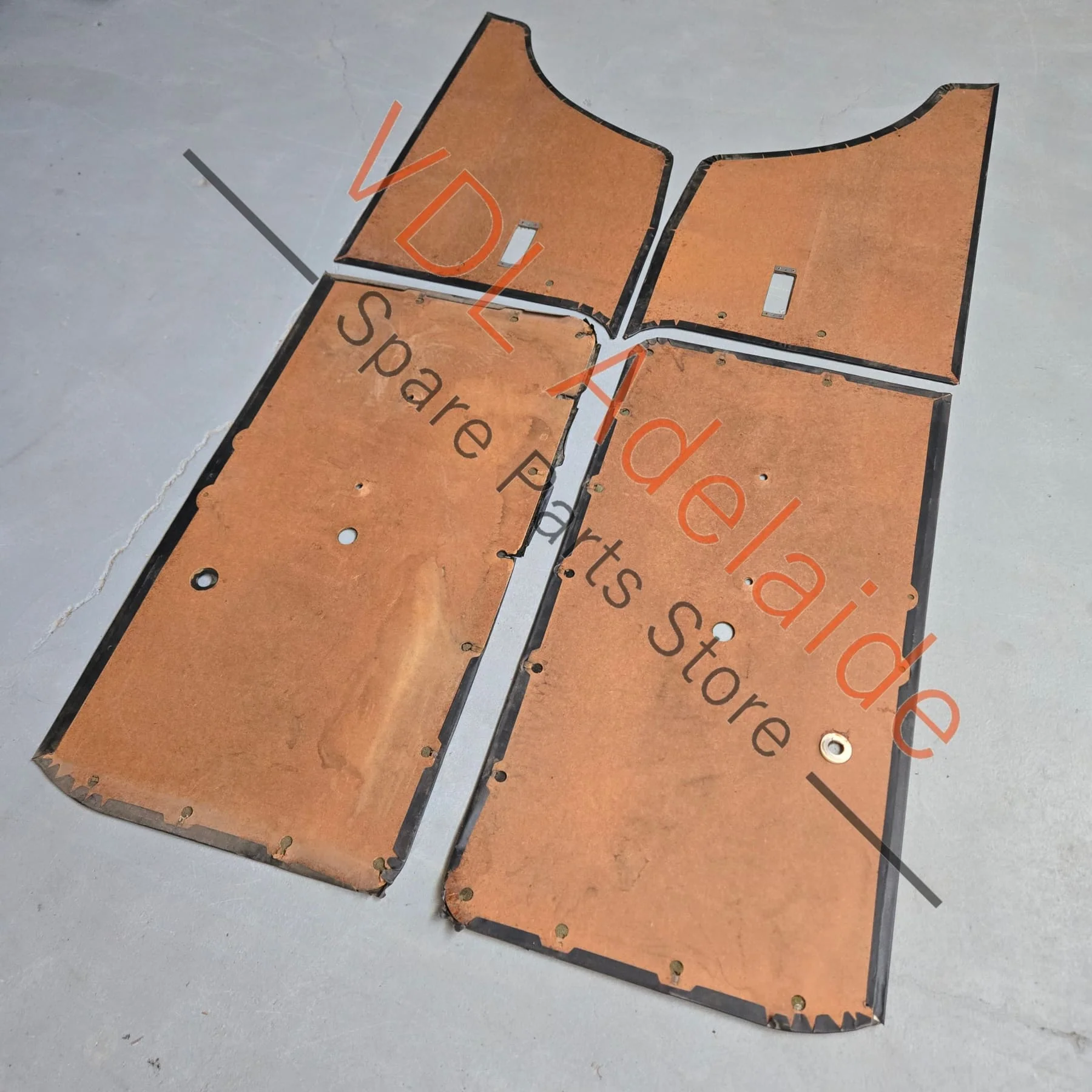 Original Datsun 510 1600 Coupe 2dr Sedan Interior Door Trim Set - Image 6