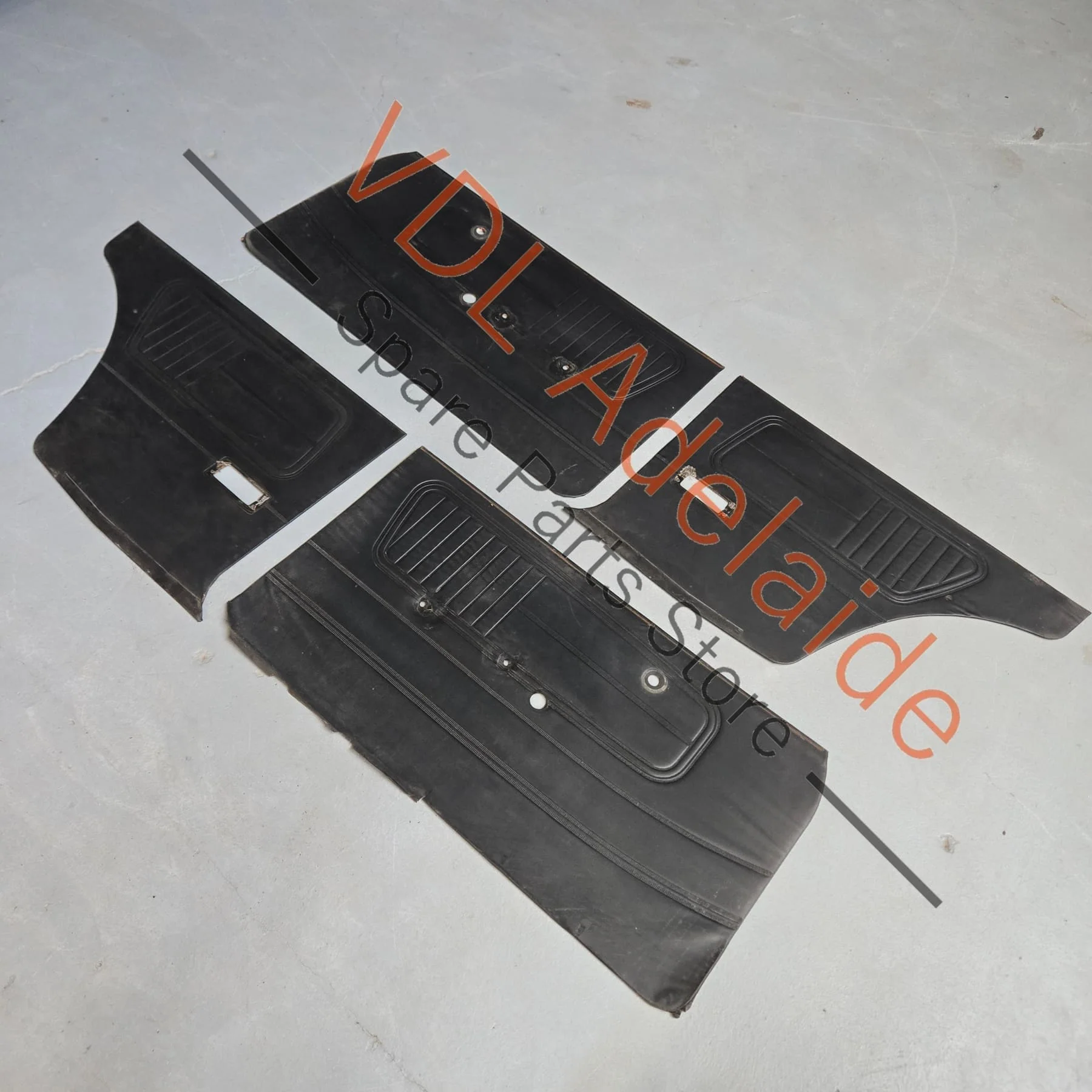 Original Datsun 510 1600 Coupe 2dr Sedan Interior Door Trim Set - Image 7