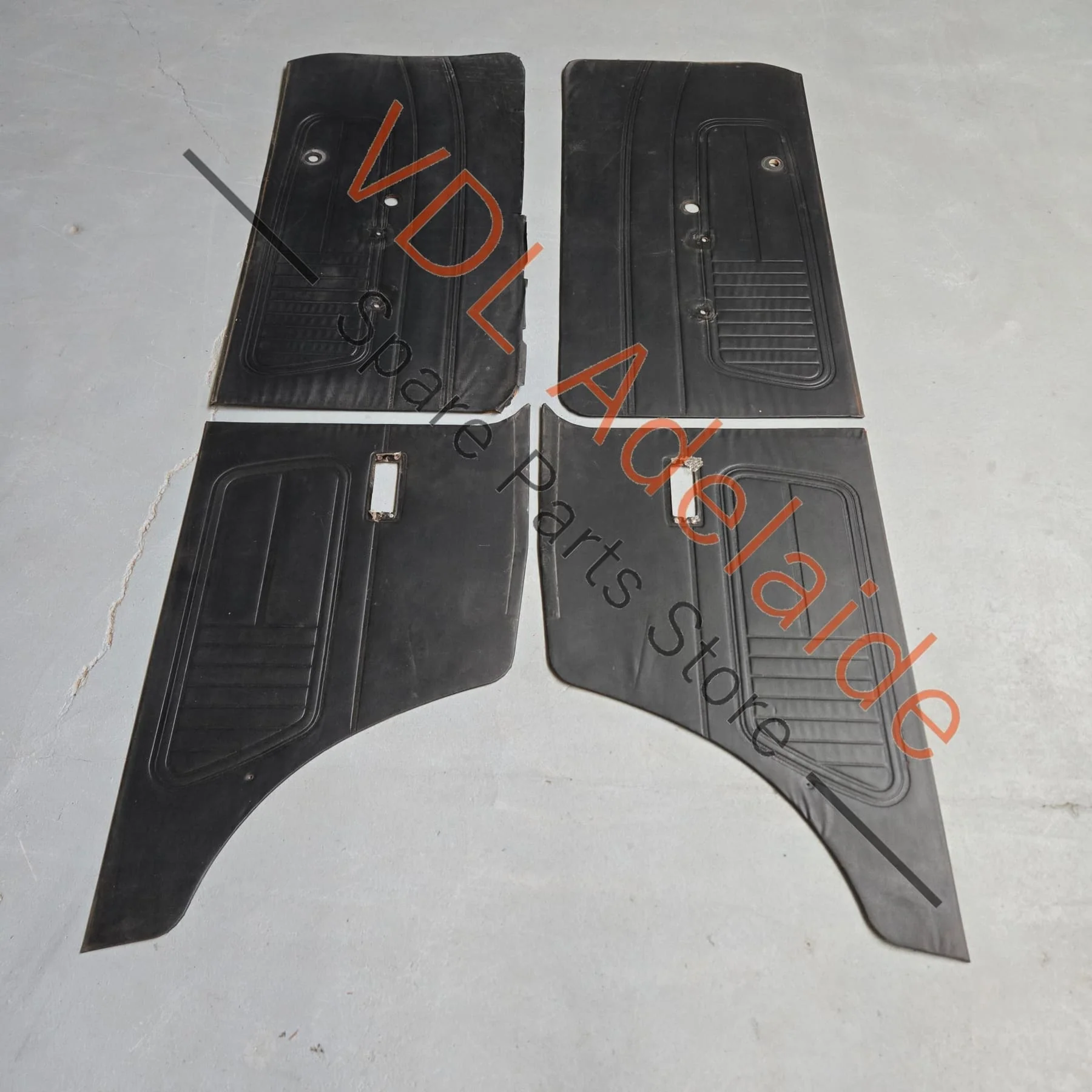 Original Datsun 510 1600 Coupe 2dr Sedan Interior Door Trim Set - Image 8
