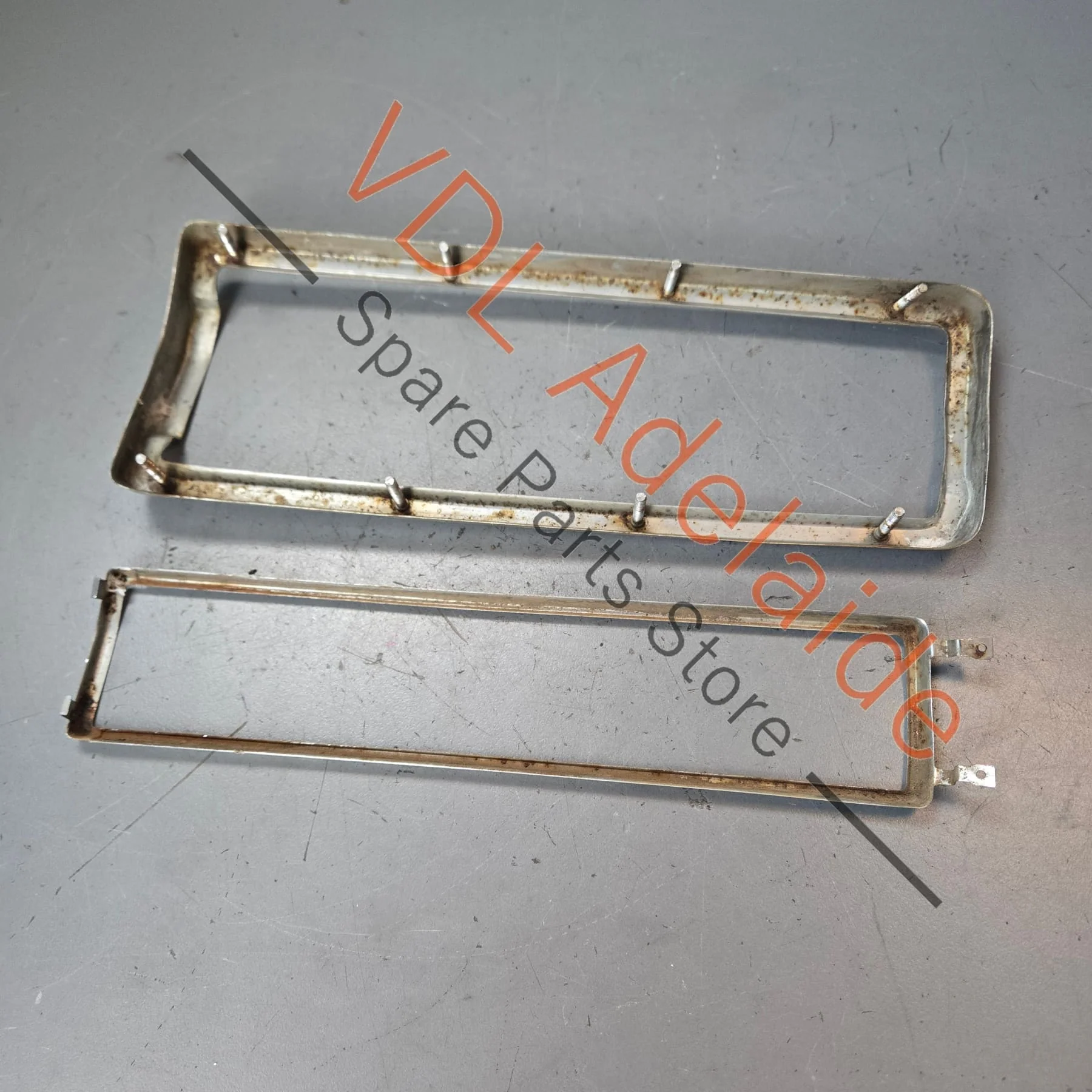 Datsun 1600 510 Rear Left Tail Light Chrome Frame #01 - Image 5