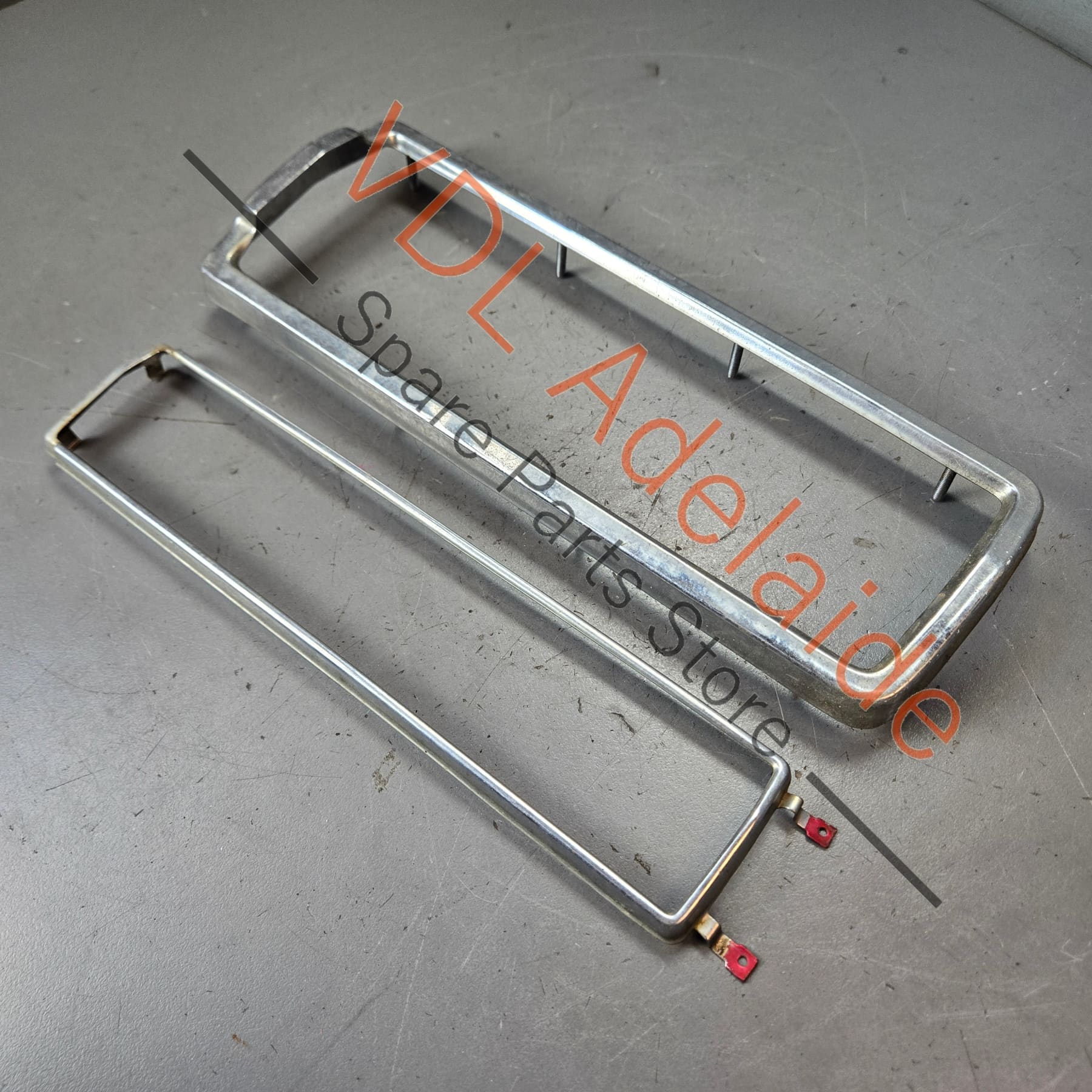 Datsun 1600 510 Rear Right Tail Light Chrome Frame #04 - Image 2