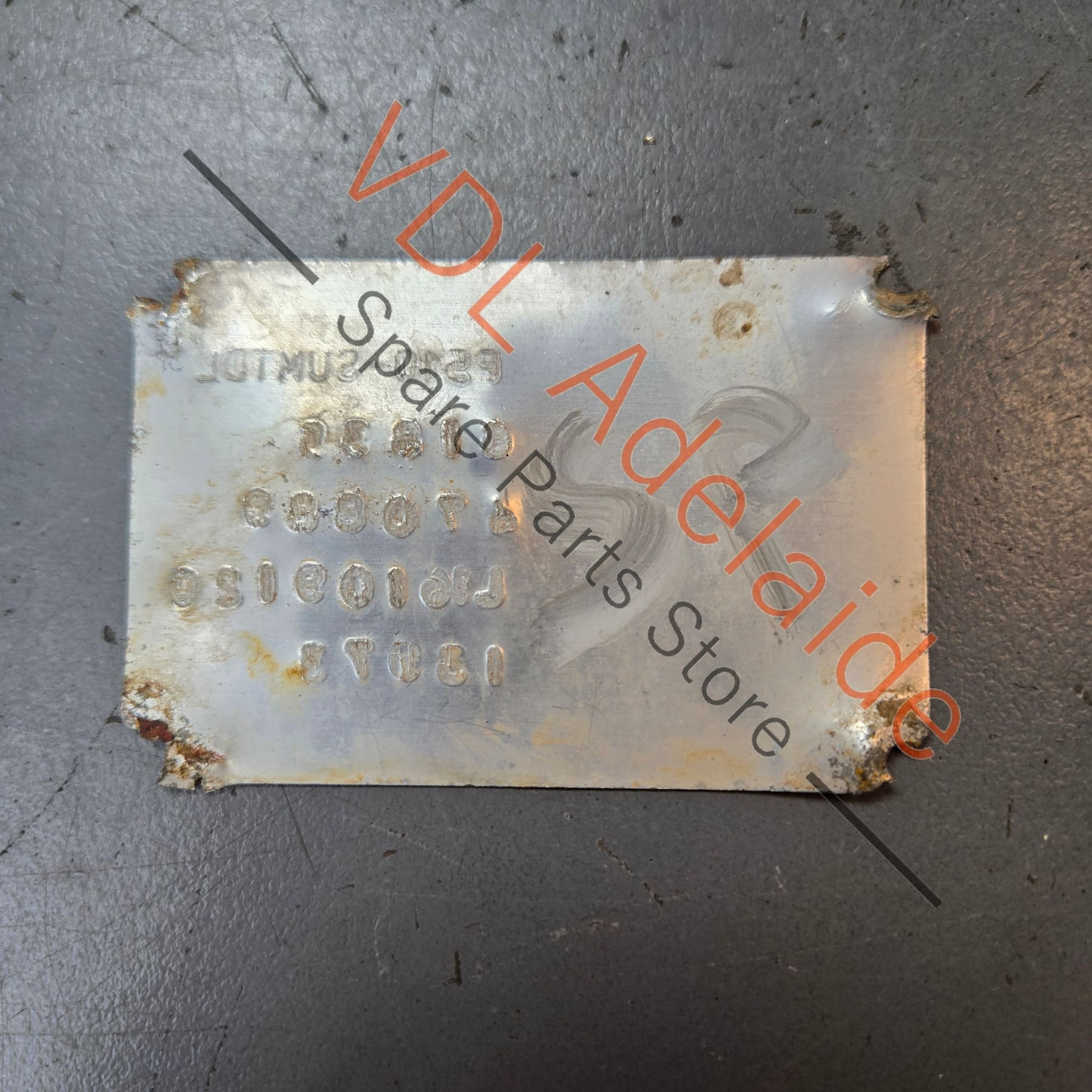 Datsun 1600 Sedan Australian Delivered Chassis ID & Compliance Tags Nostalgic value only, not for registration #61835 - Image 4