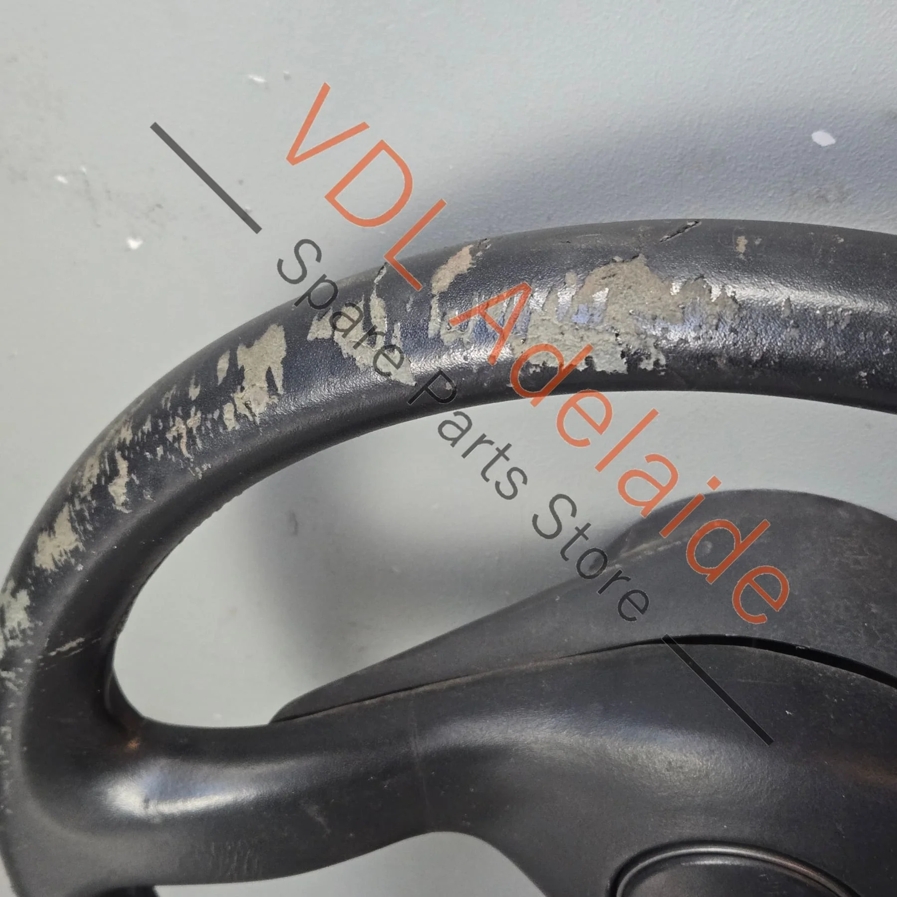 Nissan Skyline R32 GTSt / GTR Original 3x Spoke Leather Steering Wheel - Image 4